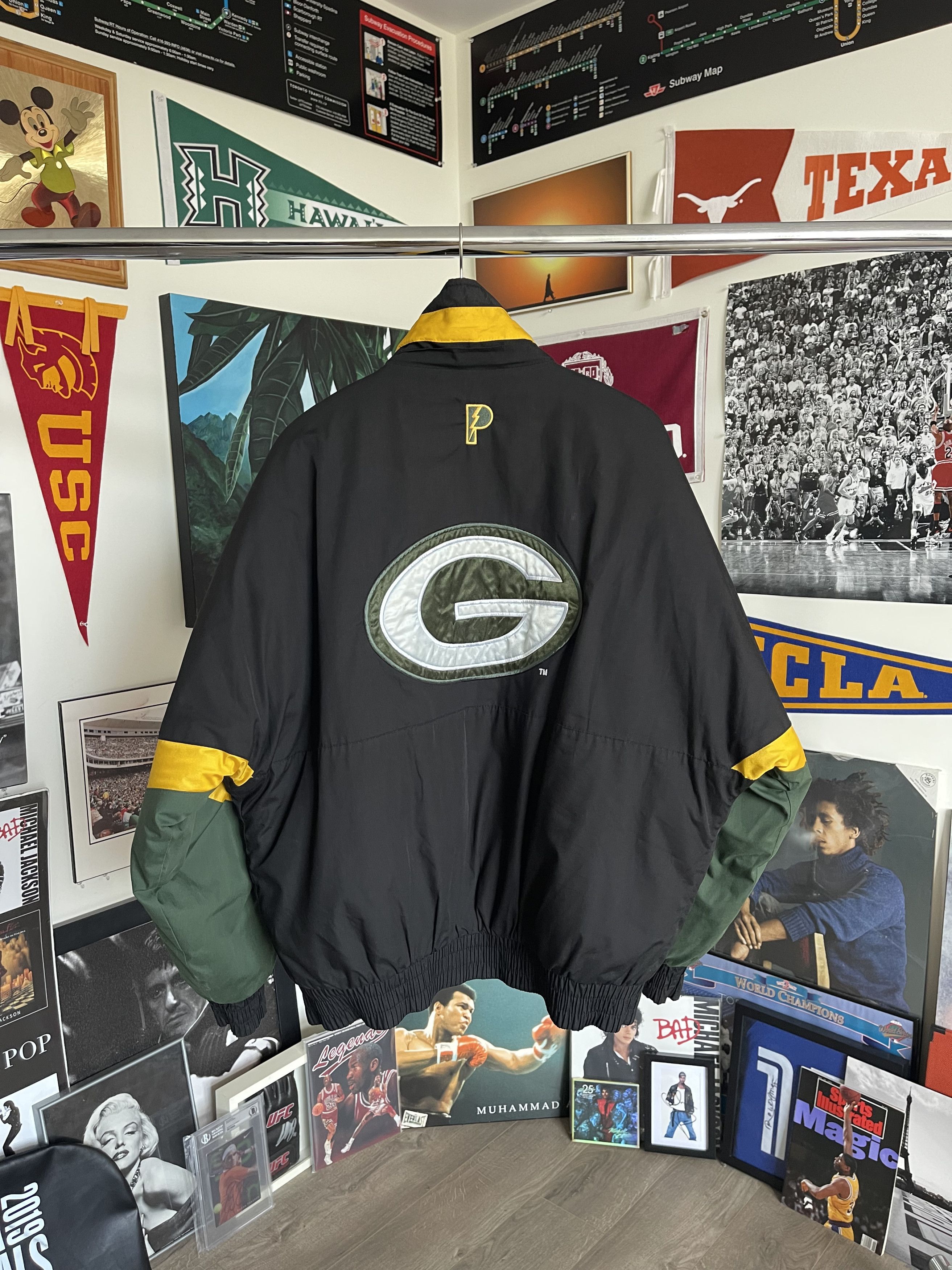 NFL × Pro Player × Vintage Vintage Pro Player NFL GREEN BAY PACKERS Reversible Jacket Size US L / EU 52-54 / 3 - 7 Thumbnail