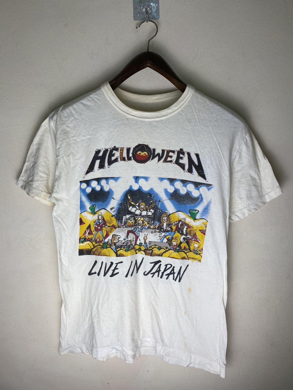 VINTAGE HELLOWEEN BAND LIVE IN JAPAN TOUR 89/90 TSHIRT