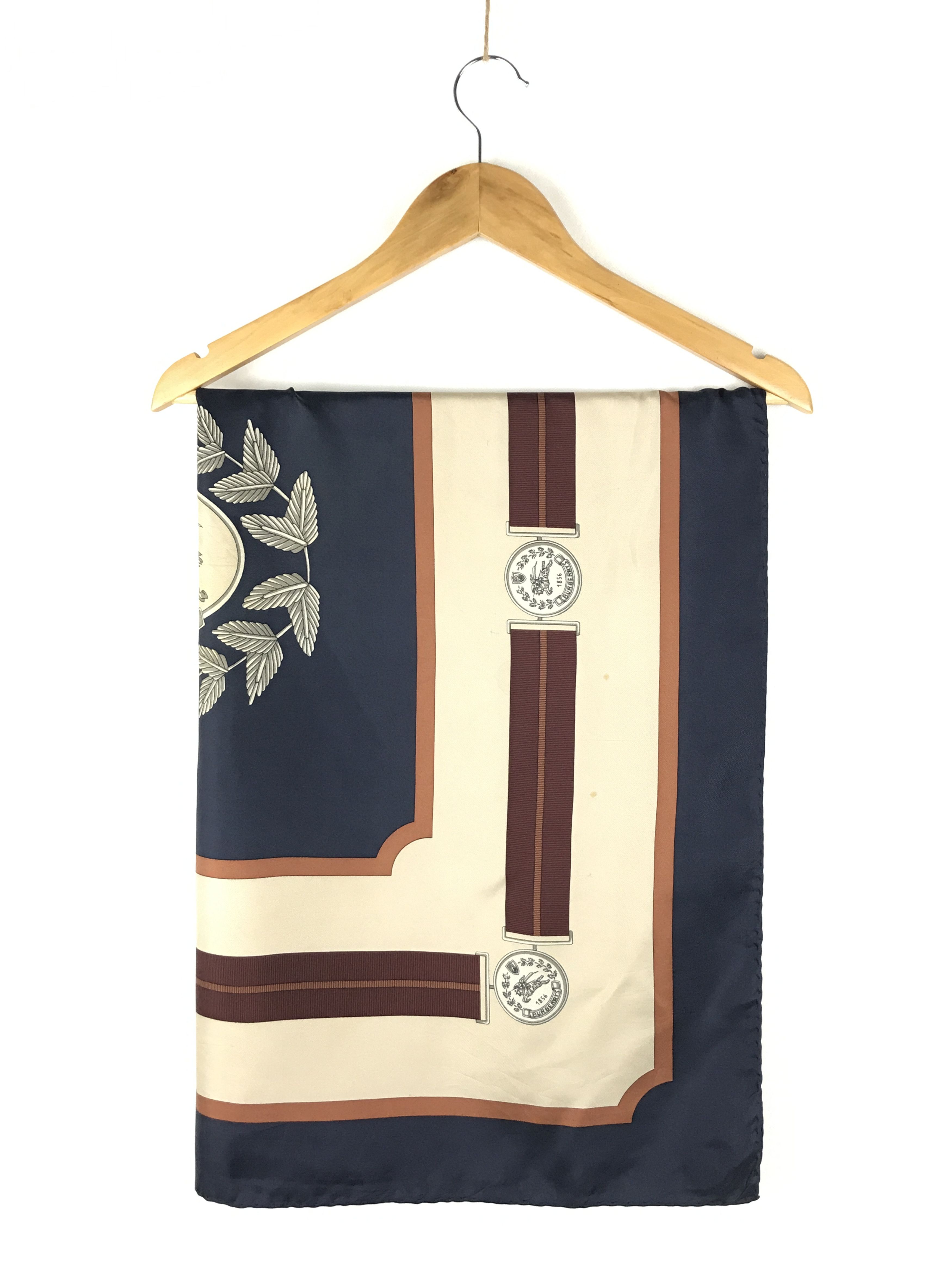 Burberry × Vintage Vintage Burberry Silk Scarf Size ONE SIZE - 2 Thumbnail