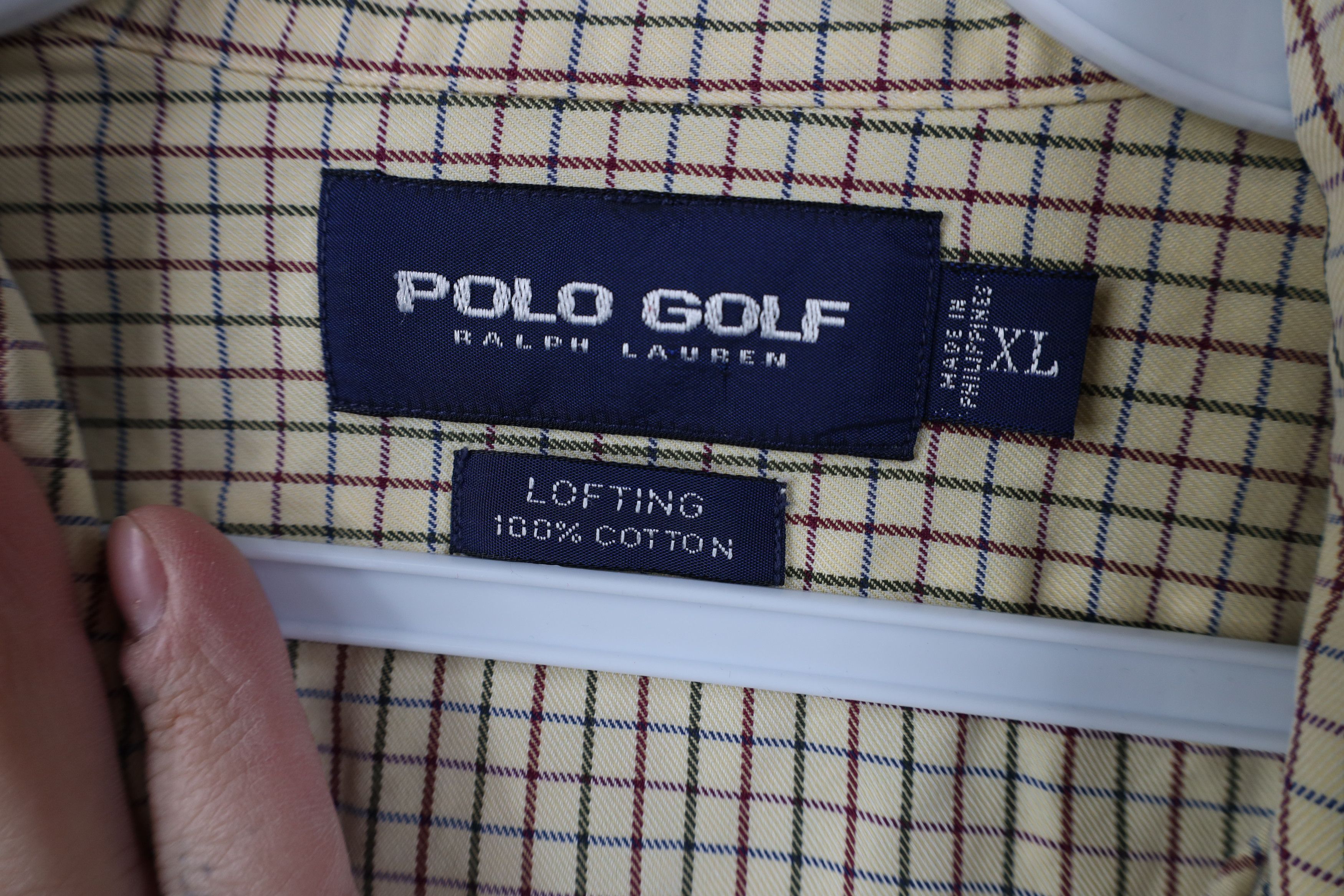 Ralph Lauren Vintage 90s Polo Golf Ralph Lauren Button Shirt Plaid Size US XL / EU 56 / 4 - 5 Thumbnail