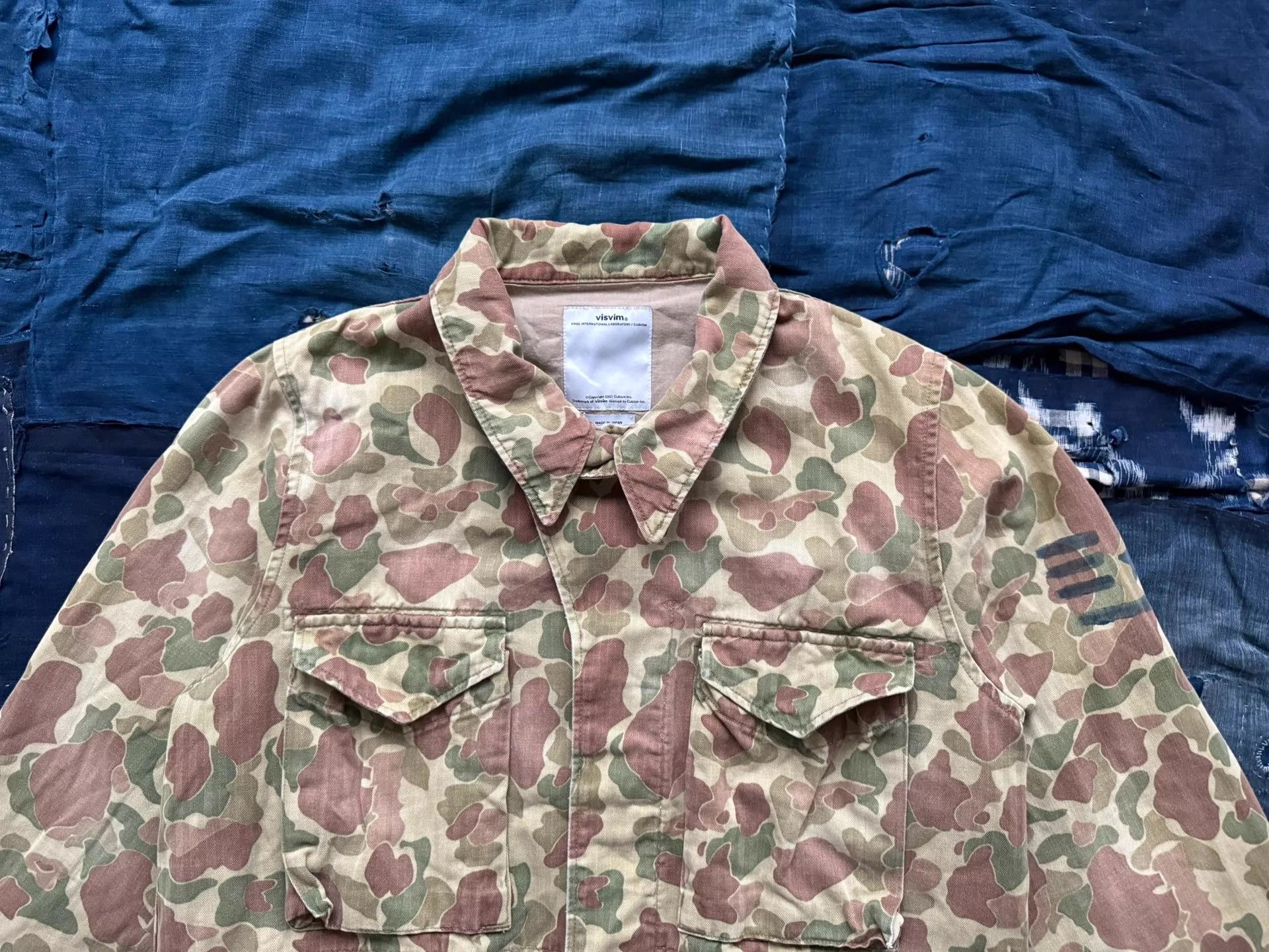Visvim VISVIM 15SS ACHSE JKT CAMO Washed Size 3 Near Mint Size US L / EU 52-54 / 3 - 4 Thumbnail