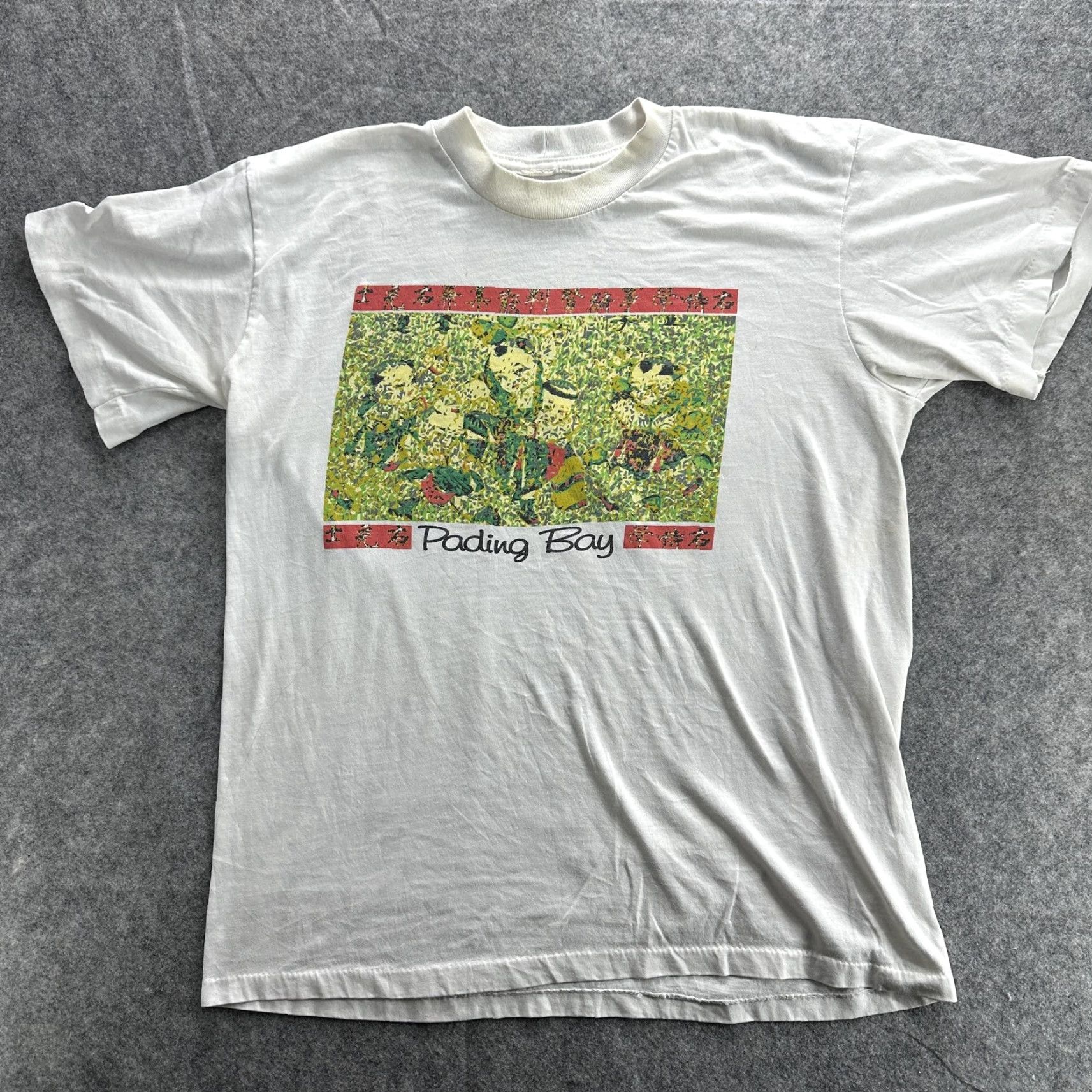 Vintage VINTAGE Pading Bay Panda Graphic T-Shirt Mens Large White Nature Wildlife 90s Size US L / EU 52-54 / 3 - 2 Thumbnail