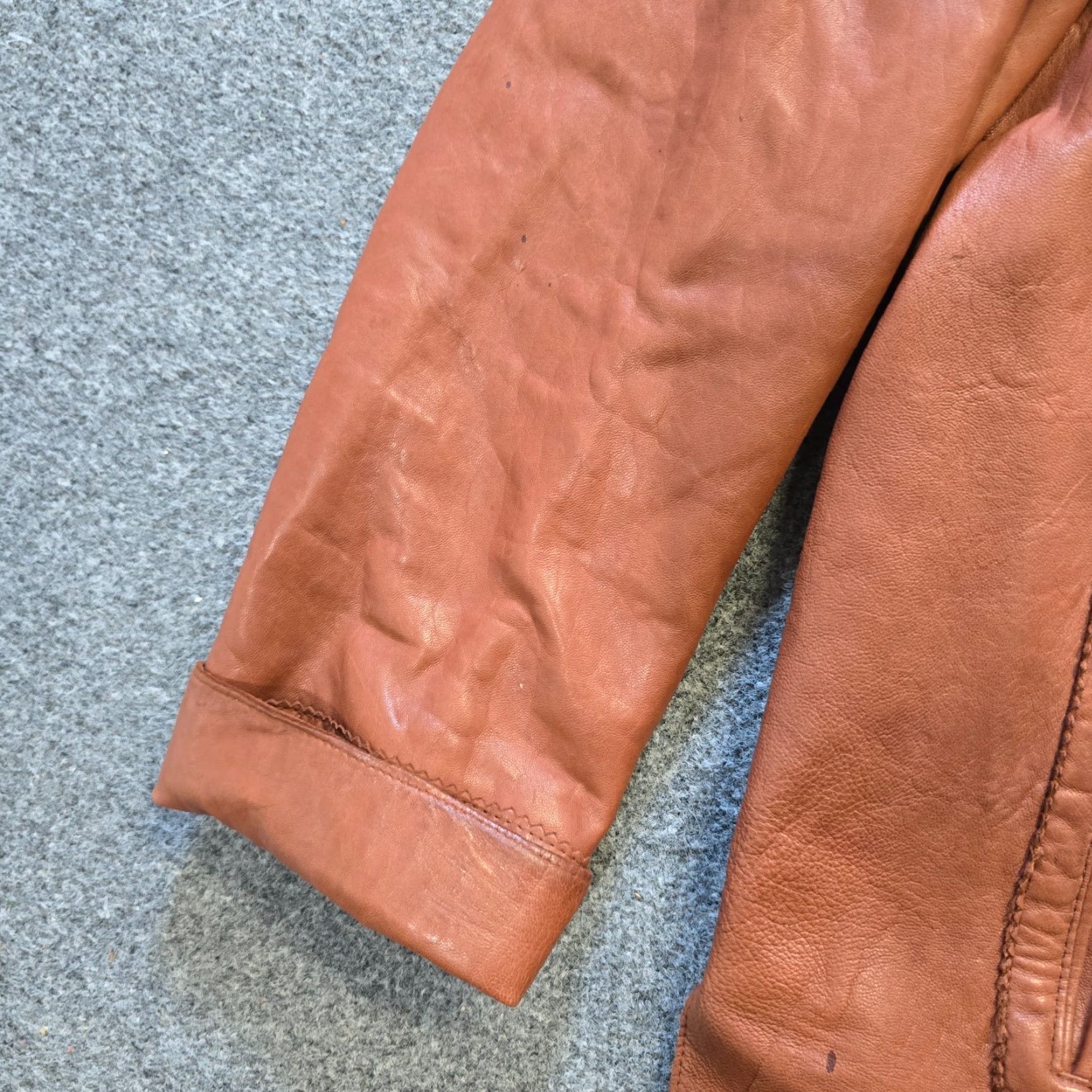 J. Jill VINTAGE J Jill Jacket Women XL Brown Leather Button Pockets Capsule Classic Size XL / US 12-14 / IT 48-50 - 3 Thumbnail