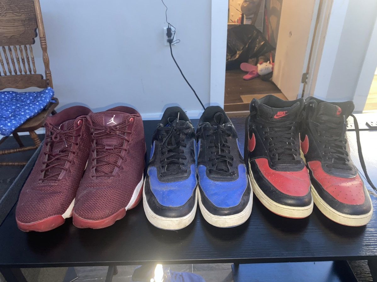Nike 3 pairs of Nike and Jordan shoes Size US 12 / EU 45 - 2 Thumbnail