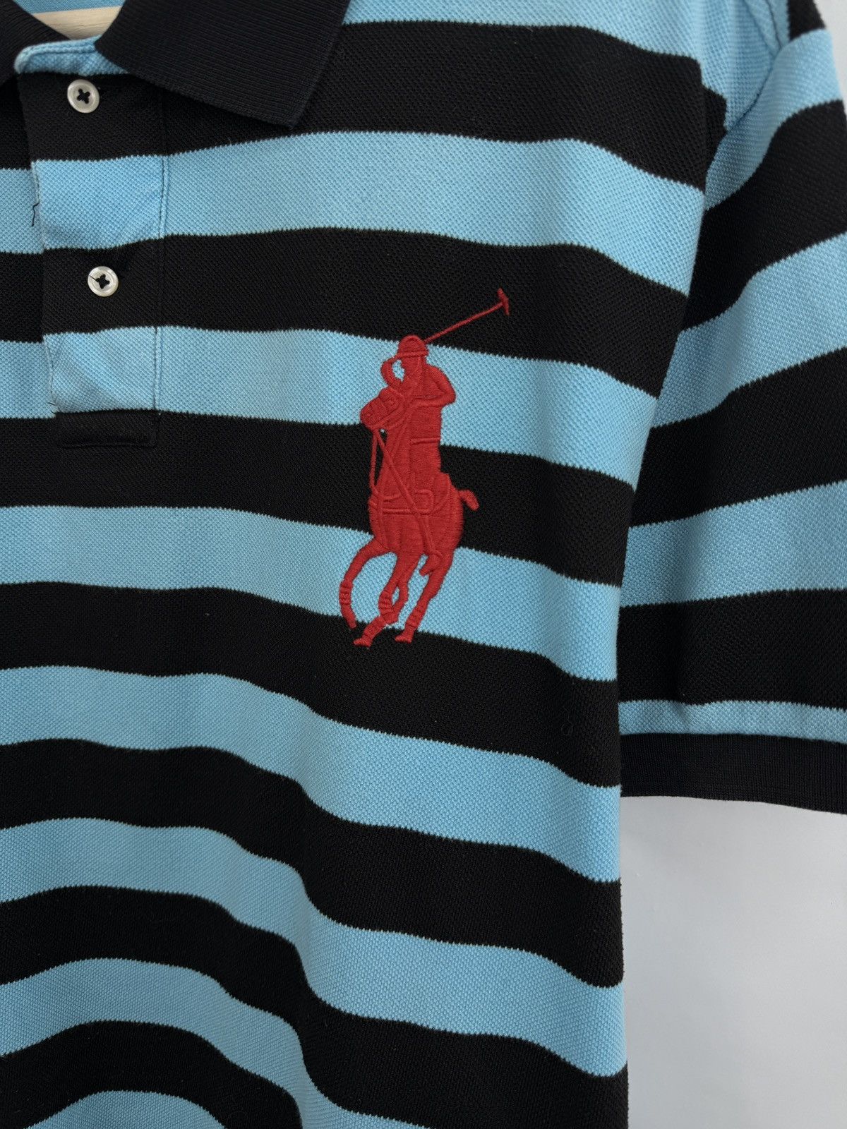 Polo Ralph Lauren Vintage 90s Polo Ralph Lauren Polo T-Shirt Rare Retro Hype Size US XXL / EU 58 / 5 - 4 Thumbnail
