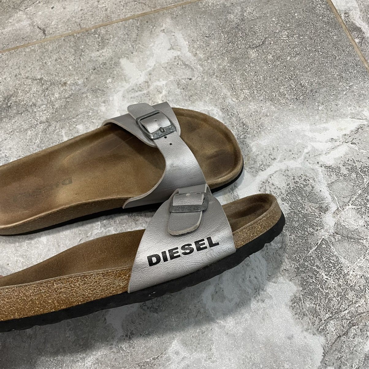 Diesel × If Six Was Nine Diesel slip on Sandals Slide Flip Flops punk rock cyber punk Size US 7 / IT 37 - 2 Thumbnail