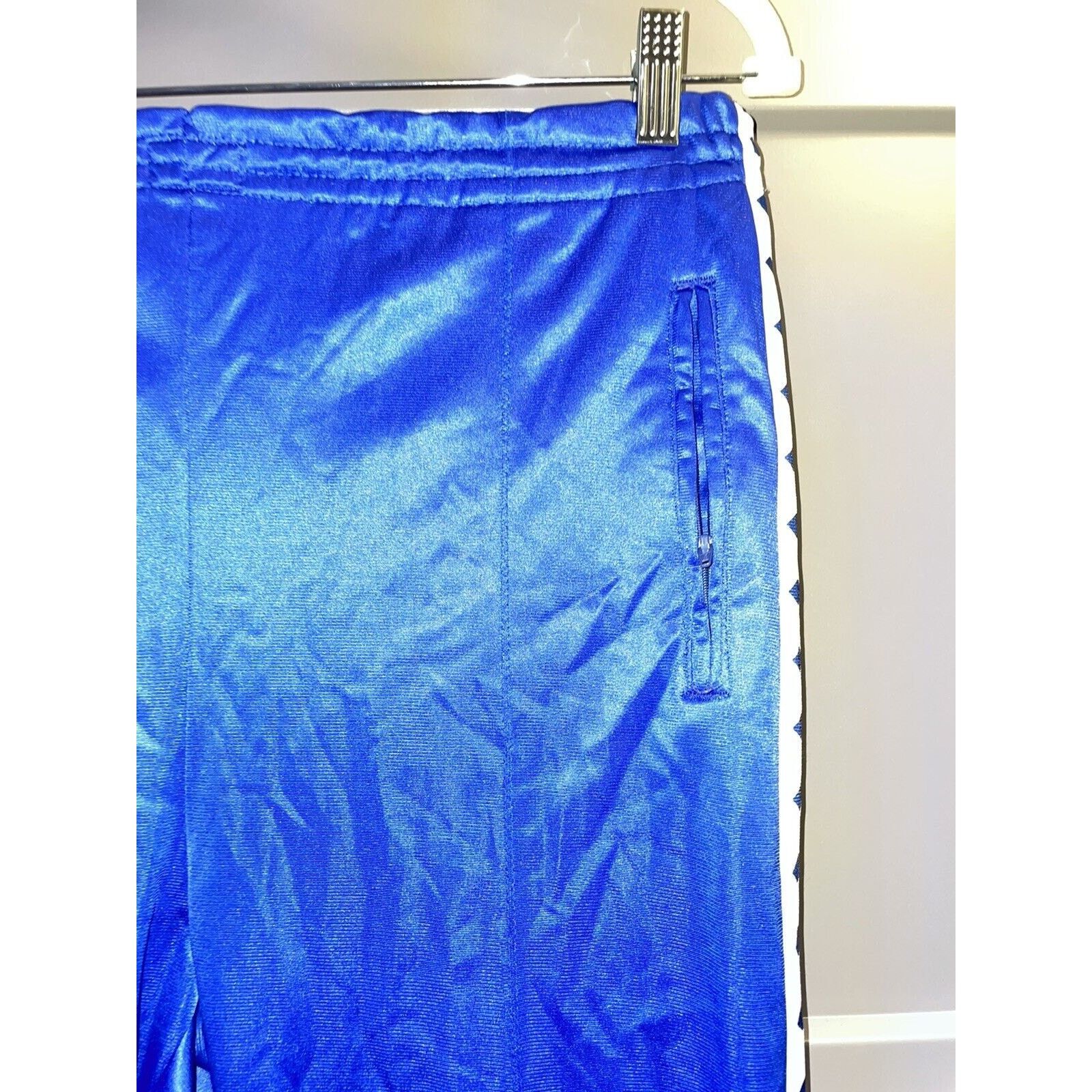 Vintage Vintage Arena Blue & White Pull On Track Pant Logo M Size US 34 / EU 50 - 2 Thumbnail