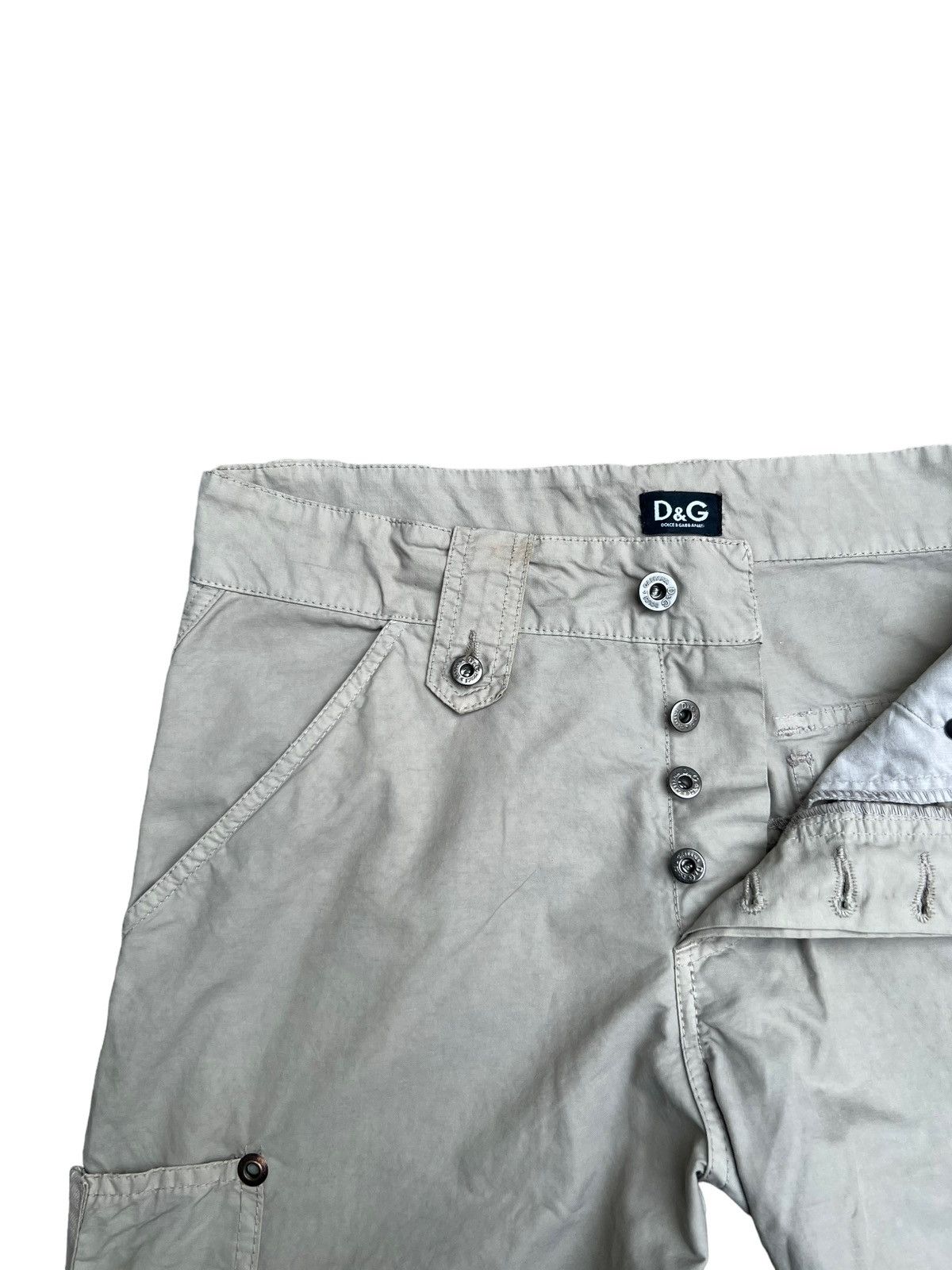 Dolce & Gabbana S/S 2004 Dolce & Gabbana Utility Cargo Flared Pants Size US 31 - 4 Thumbnail