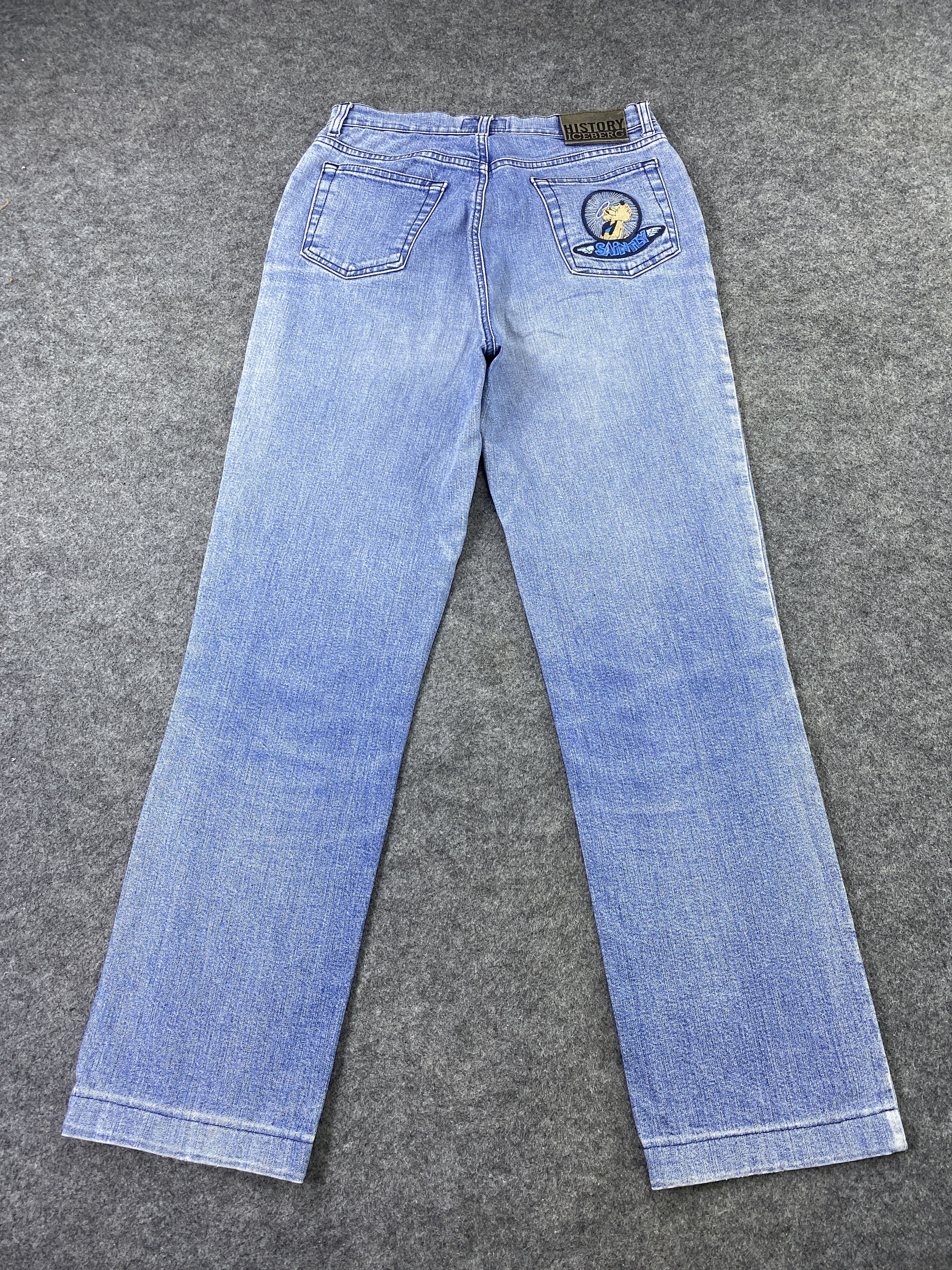 Disney Iceberg History by Disney Blue Wash Jeans - J1009 Size 27" / US 4 / IT 40 - 4 Thumbnail