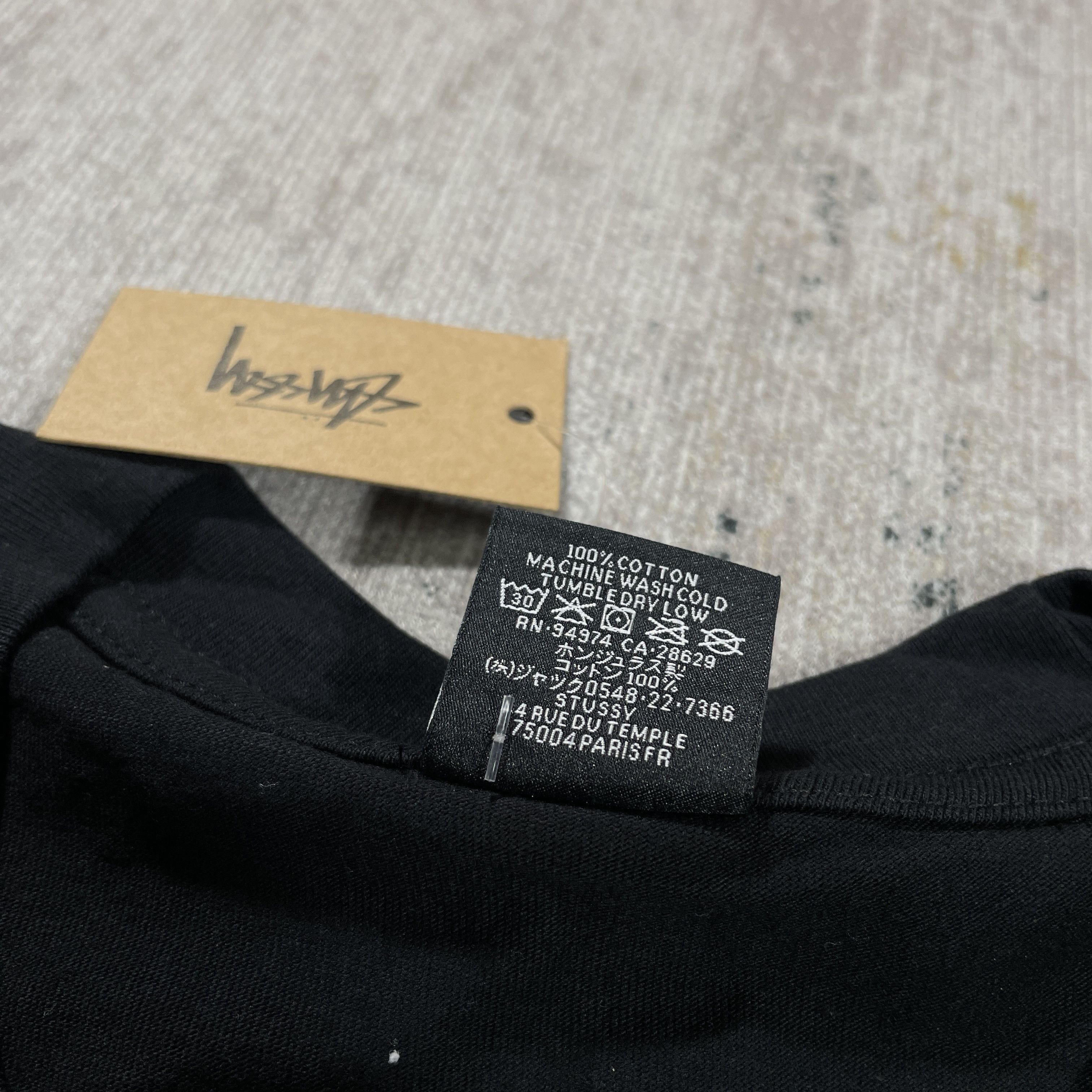 Stussy SUMMER STUSSY TSHIRT BLACK // MEDIUM Size US M / EU 48-50 / 2 - 5 Thumbnail