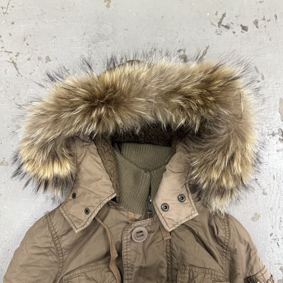 If Six Was Nine Racoon Fur Style Hoodie Parka Jacket Eeni Meeni Lgb style Size US M / EU 48-50 / 2 - 5 Thumbnail