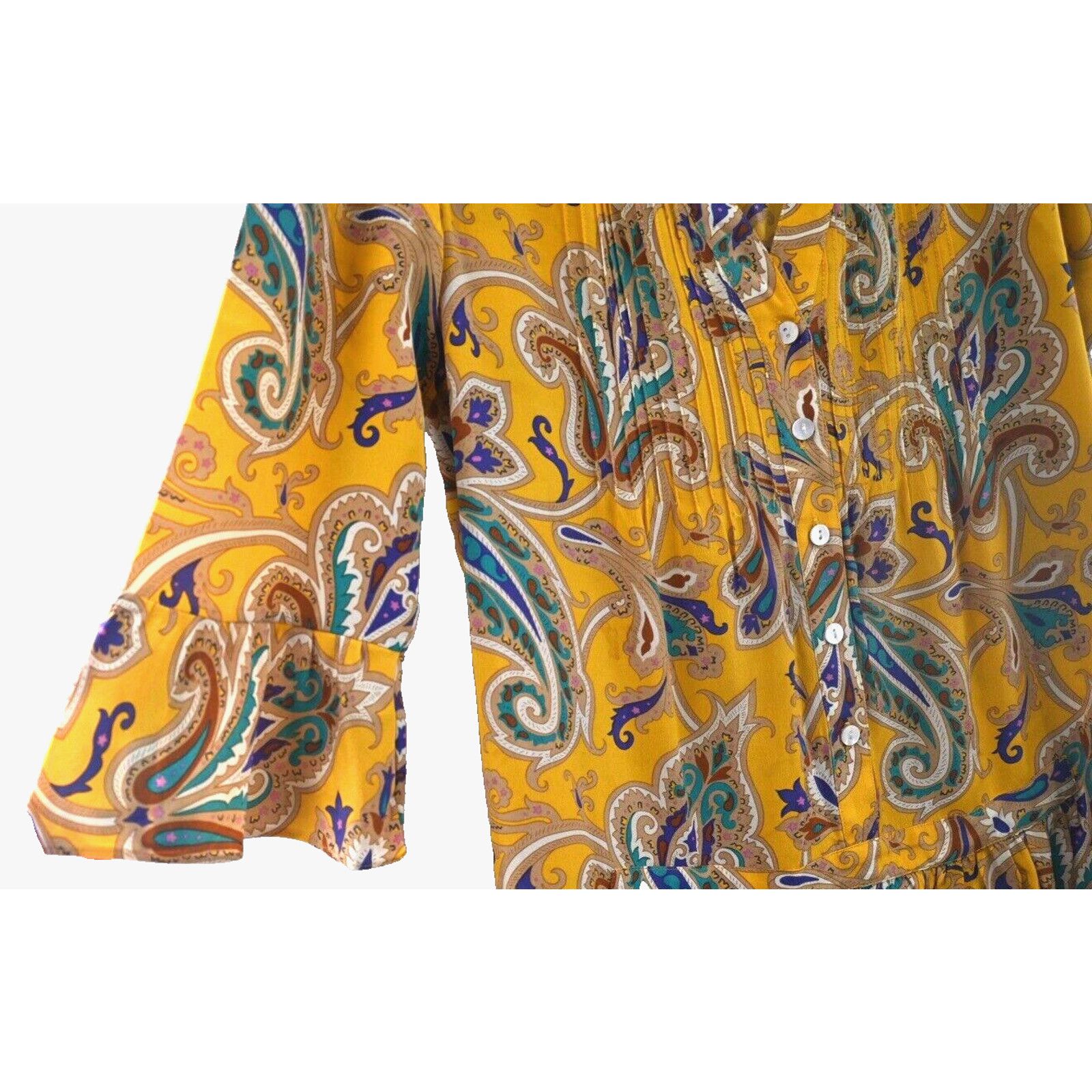 Tibi Tibi Multi Floral Silk Tomato Girl Fairy Shift Dress 4 Mend Size S / US 4 / IT 40 - 12 Thumbnail