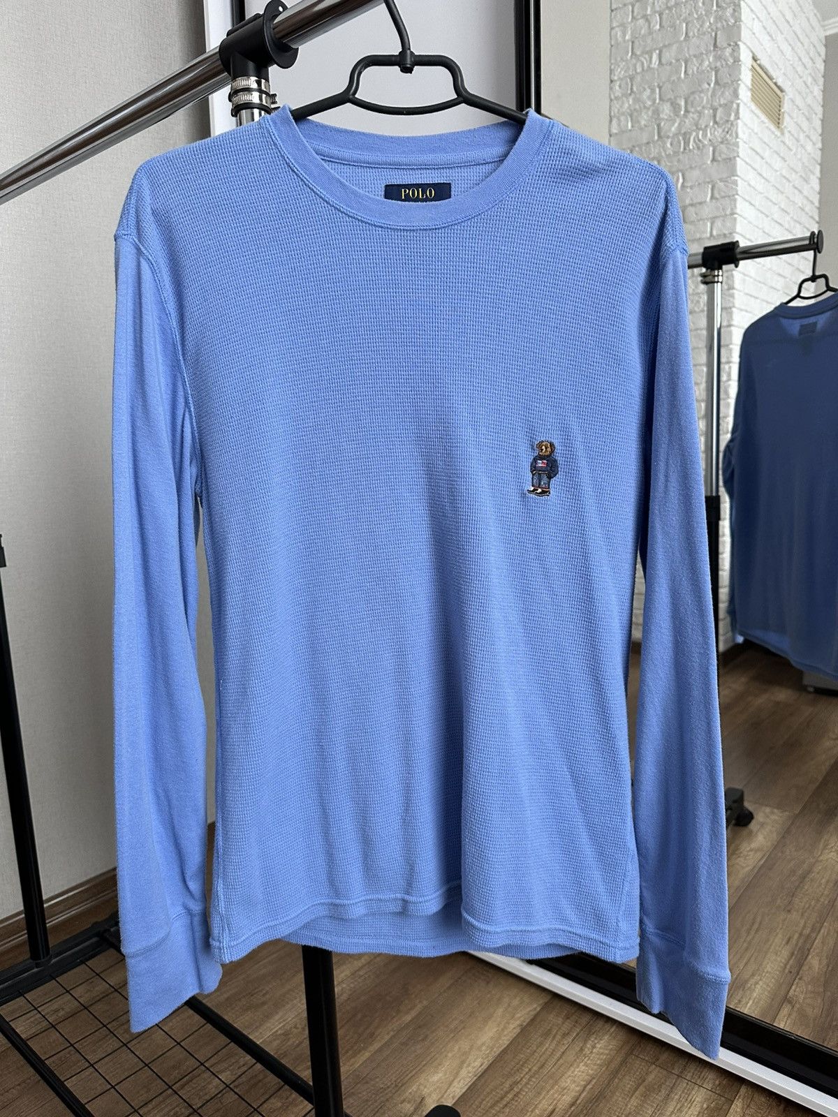 Polo Ralph Lauren Polo Bear Ralph Lauren RL Waffle Sweatshirt Crewneck Size US M / EU 48-50 / 2 - 3 Thumbnail