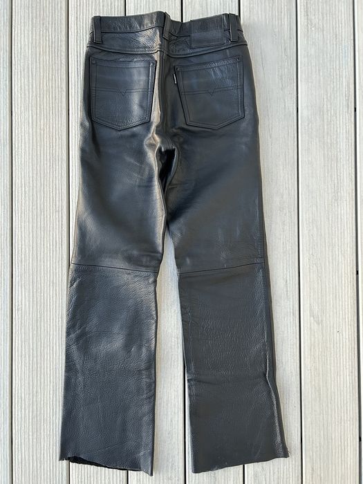 Kadoya K's Leather 00s Raw Cowhide Leather Flare Pants Available sizes  27-34, accommodate oversized Founded since 1935, Kadoya is a m