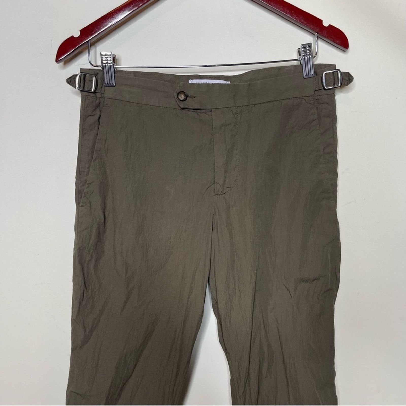 Frescobol Carioca Frescobol Carioca olive green cotton blend pants sz 30 Size US 30 / EU 46 - 3 Thumbnail