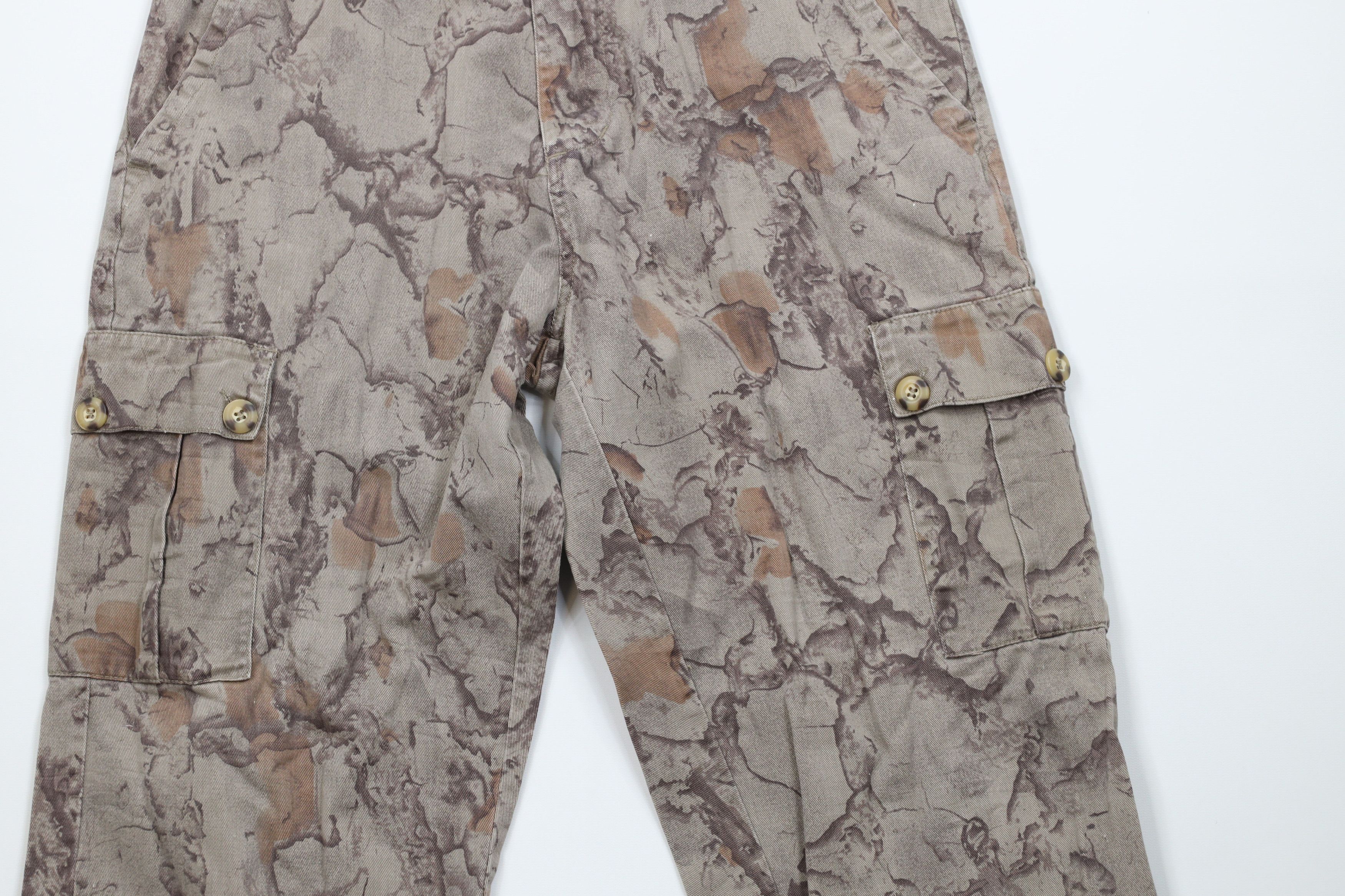 Vintage Vintage 90s Y2K Streetwear Camouflage Cargo Pants Cotton Size US 34 / EU 50 - 3 Thumbnail