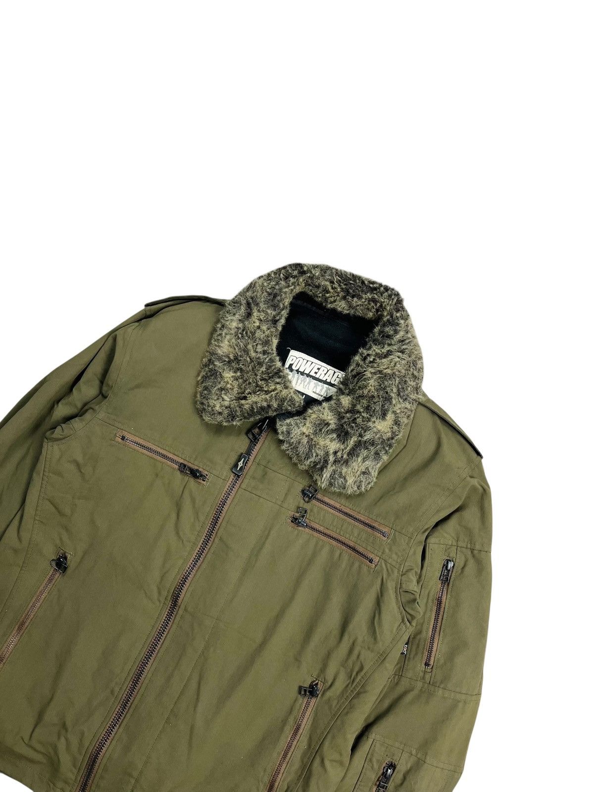 Isamu Katayama Backlash 2000s Powerage - Fur Collar Rider Cargo Jacket Size US M / EU 48-50 / 2 - 11 Thumbnail