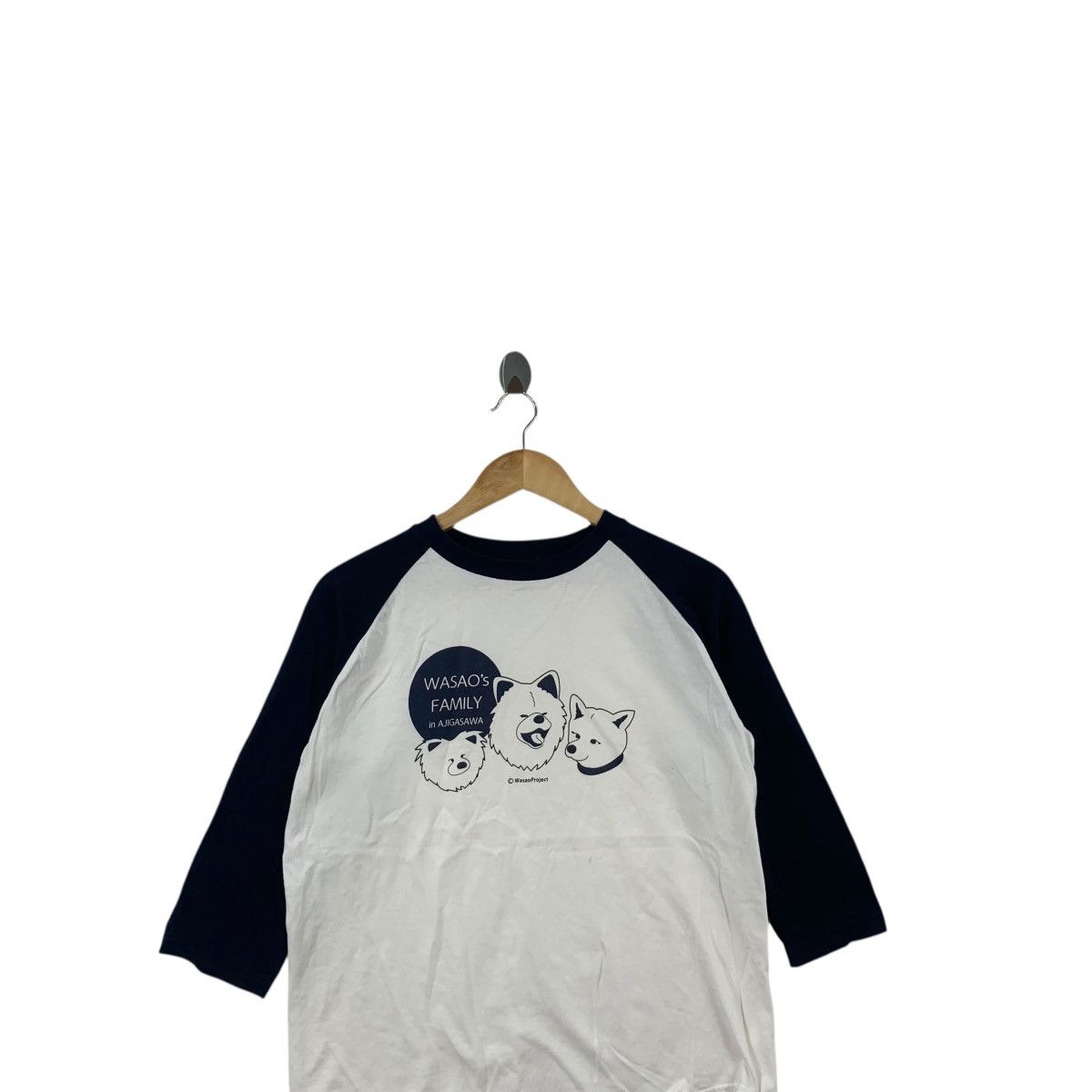 Other WASAO’S FAMILY AJIGASAWA Akita Dog Japan Raglan Tee Shirt Size M / US 6-8 / IT 42-44 - 2 Thumbnail