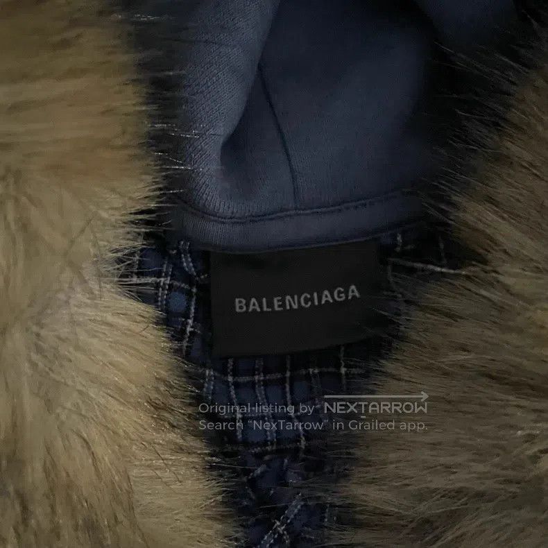 Balenciaga Balenciaga Patchwork Plaid Shirt with Collar Size US S / EU 44-46 / 1 - 3 Thumbnail