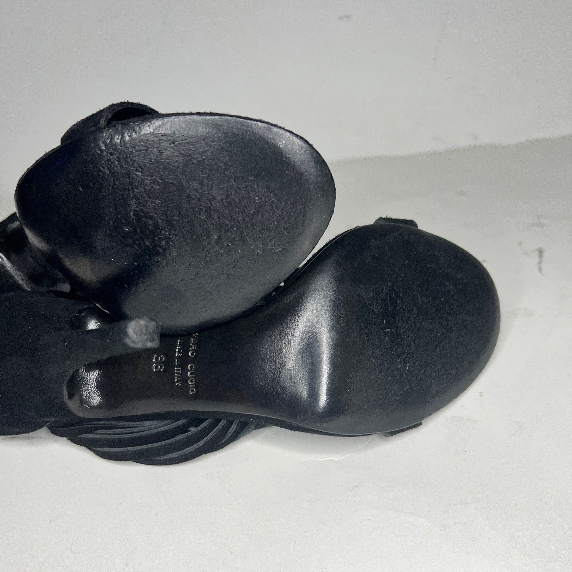 Balmain Suede Sandals Size US 6 / IT 36 - 11 Thumbnail
