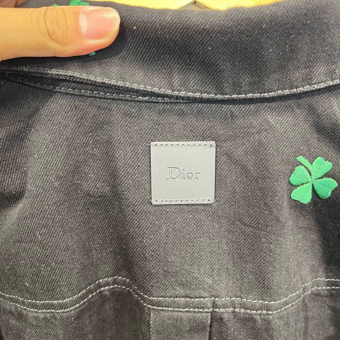 Dior Dior 26ss Twill Clover Embroidered Lapel Jacket 39 Size US M / EU 48-50 / 2 - 6 Thumbnail
