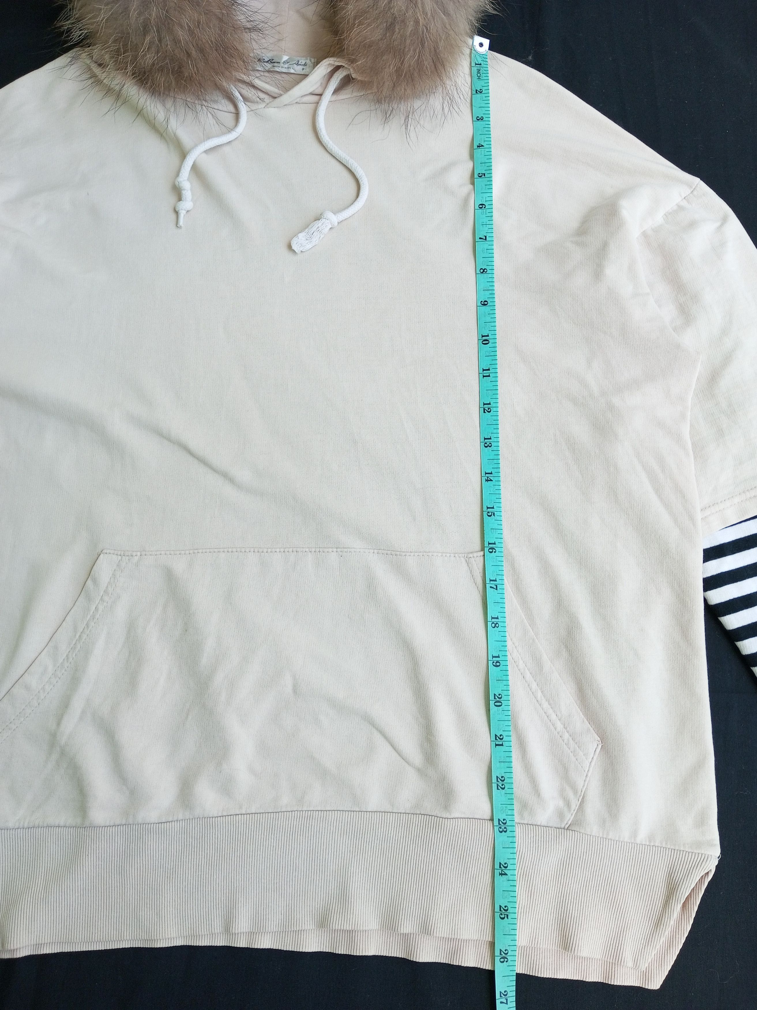 Japanese Brand "No Wash Tag" Reborn & Audi Fur Hoodie i6w9 LGB style Size US L / EU 52-54 / 3 - 11 Thumbnail