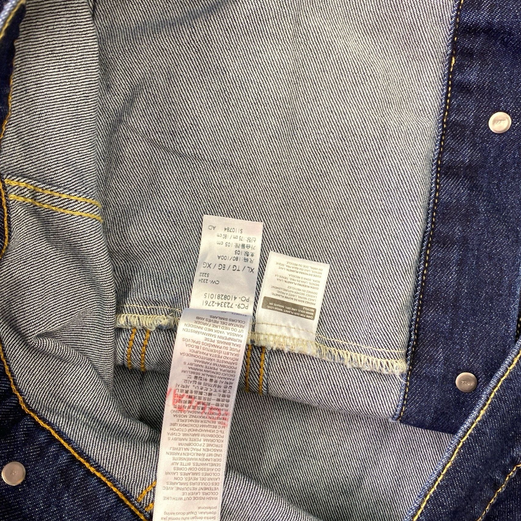 Levi's Levi's Trucker Denim Jacket Blue XL Men Standard Fit Button-Down NWT Jacket/Coat Mid-Length Casual Size US XL / EU 56 / 4 - 5 Thumbnail