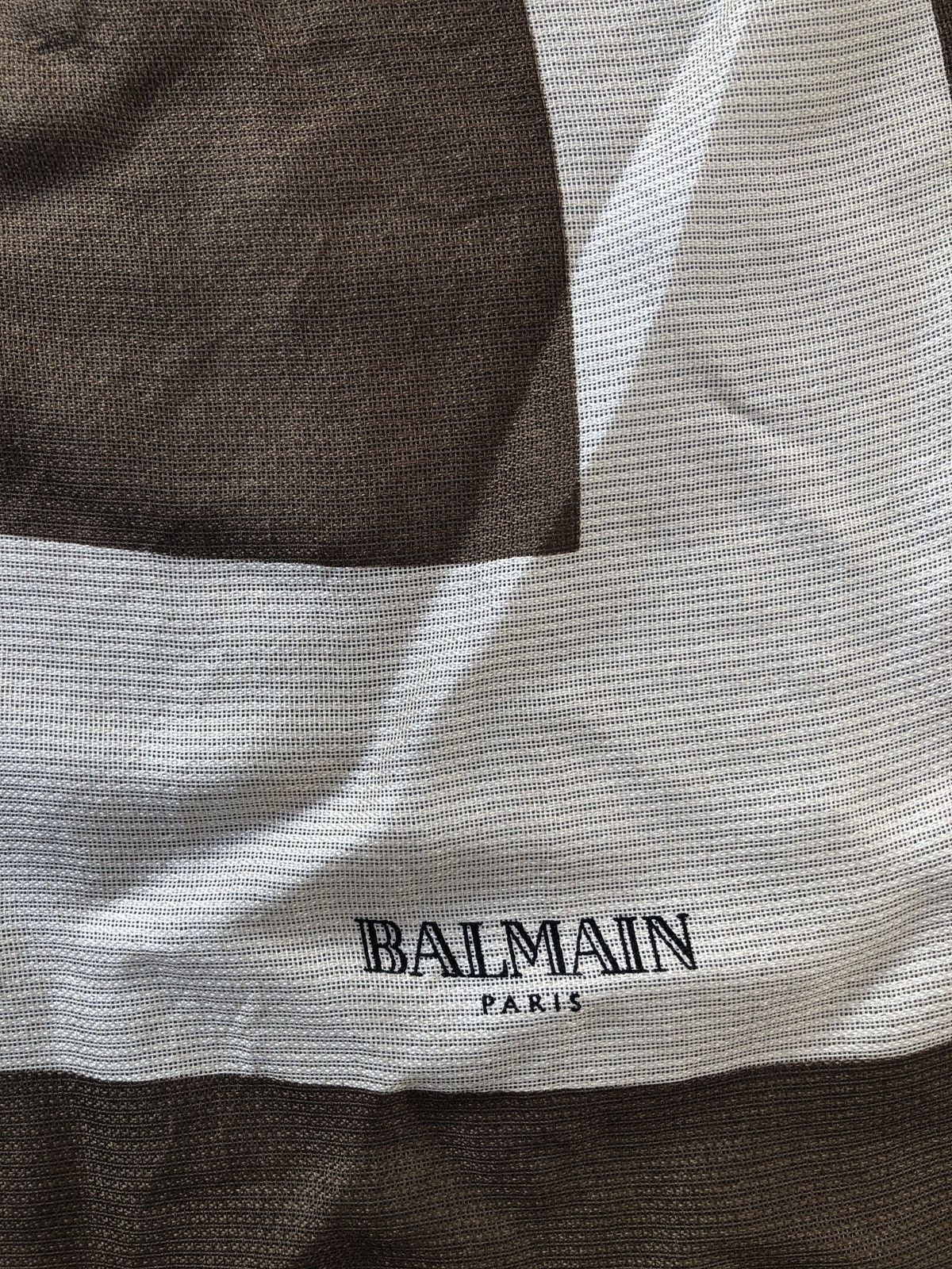 Balmain Vintage Balmain Paris Silk Scarf Size ONE SIZE - 3 Thumbnail