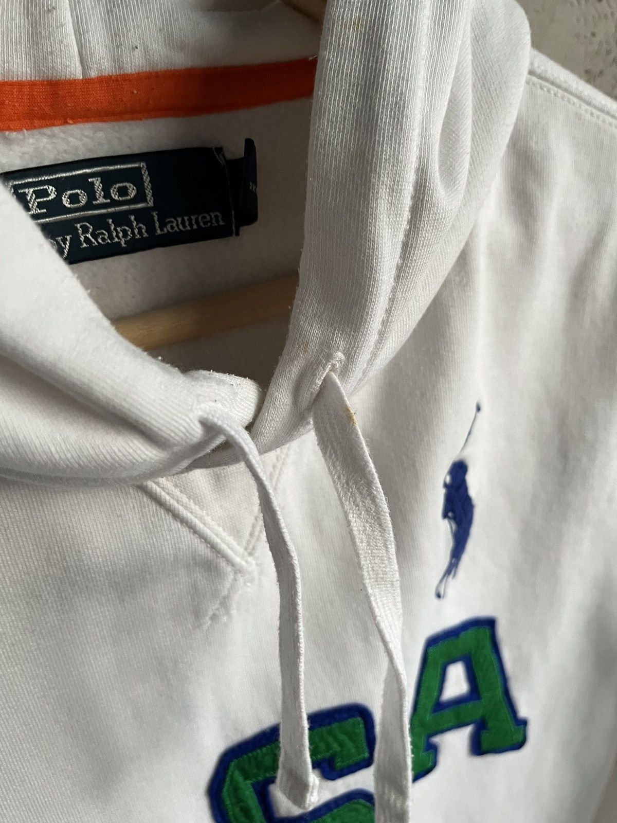 Polo Ralph Lauren Vintage Polo Ralph Lauren USA Chief Keef Logo 90s Hoodie Size US M / EU 48-50 / 2 - 12 Thumbnail