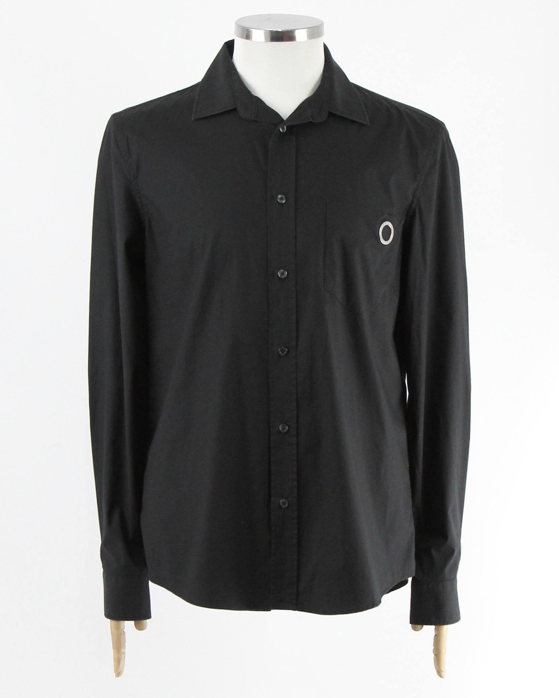 Dirk Bikkembergs BIKKEMBERGS Black shirt with logo Size US L / EU 52-54 / 3 - 1 Thumbnail