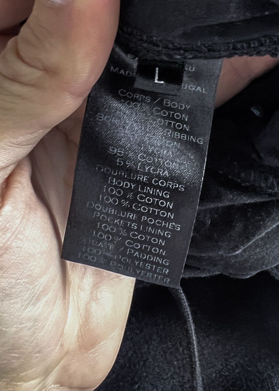 Balmain Balmain Black Textured Biker Sweatpants Size US 36 / EU 52 - 5 Thumbnail