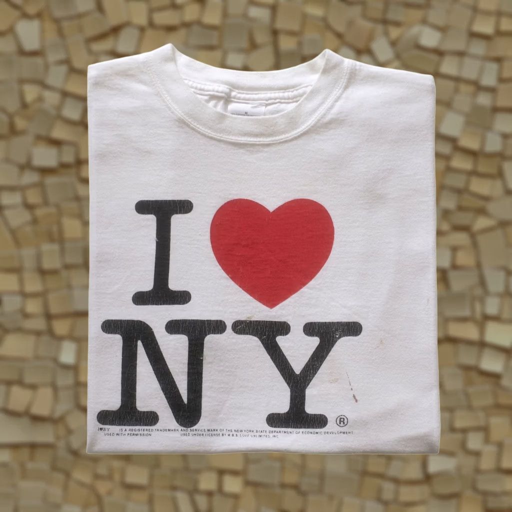 Vintage I LOVE NEW YORK VTG Y2K 90s RETRO DISTRESSED SLEEVELESS GRAPHIC T SHIRT M White Mens Size M Size US M / EU 48-50 / 2 - 1 Thumbnail