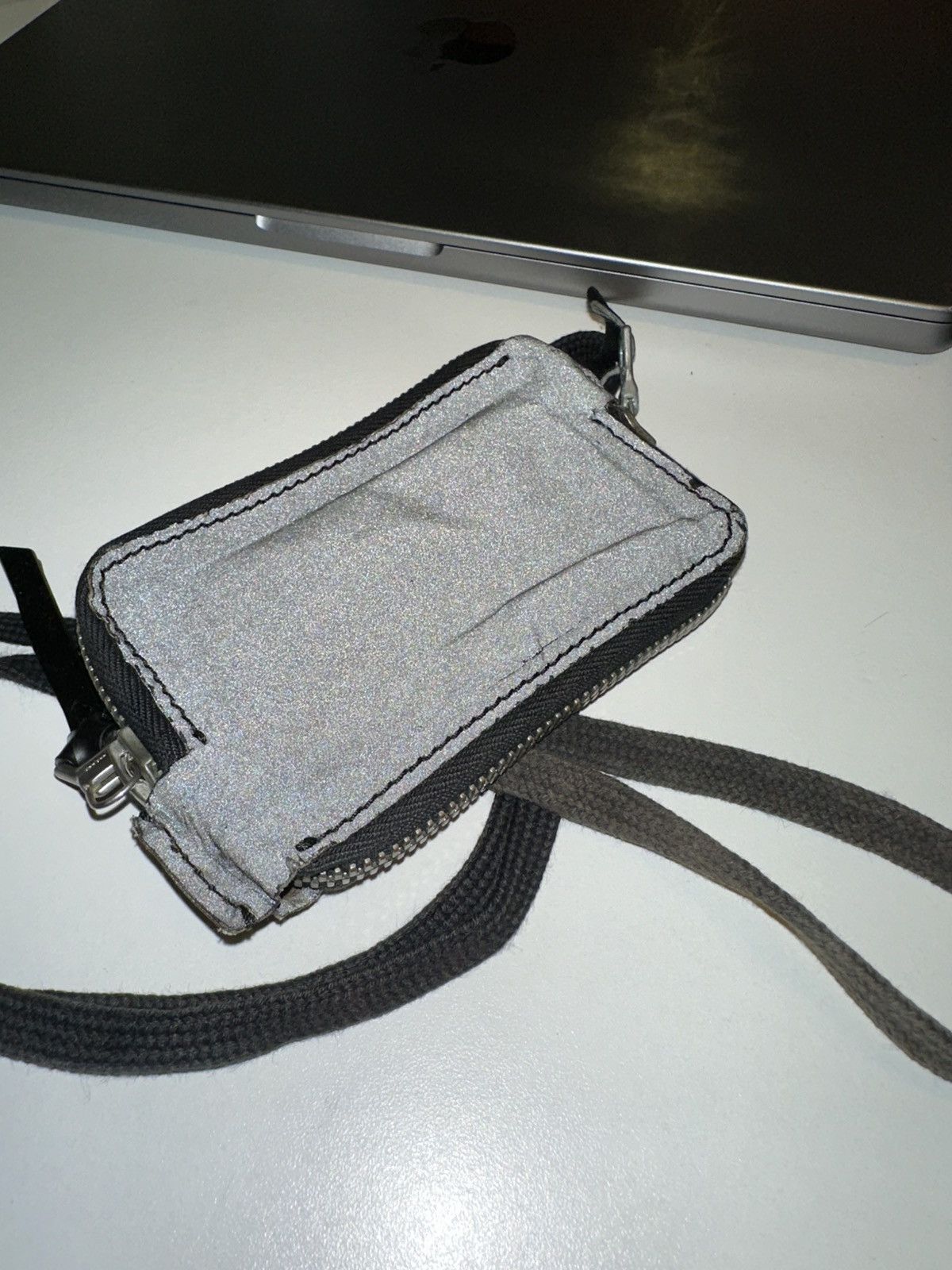 11 By Boris Bidjan Saberi 11 by boris bidjan saberi reflective double zip small wallet Size ONE SIZE - 3 Thumbnail