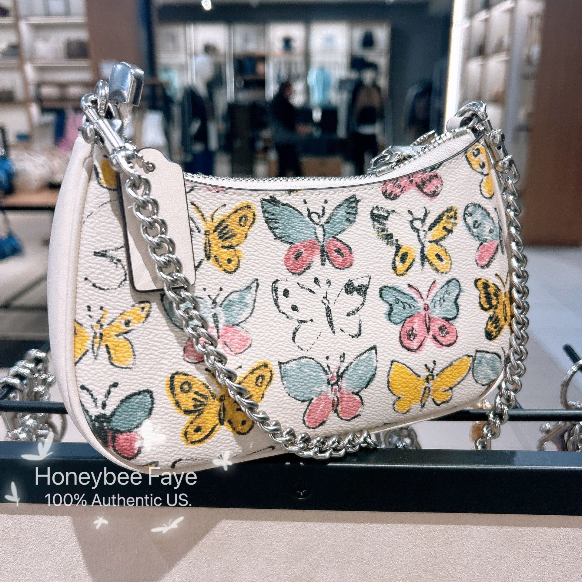 Coach Teri Mini Crossbody Bag With Butterfly Print CAJ94 Size ONE SIZE - 3 Thumbnail