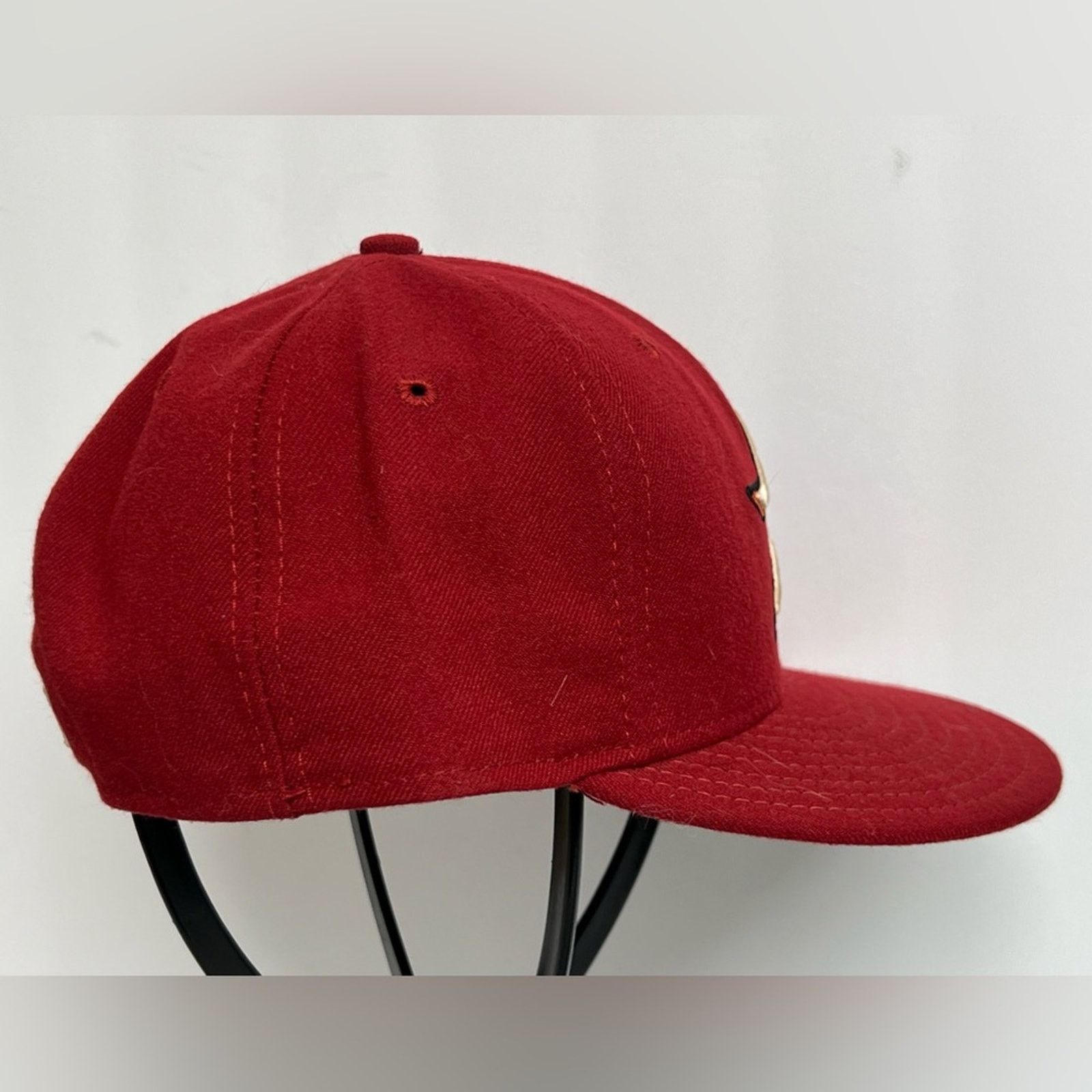 New Era Houston Astros New Era On Field Brick Fitted Cap Hat 7 1/8 Size ONE SIZE - 3 Thumbnail
