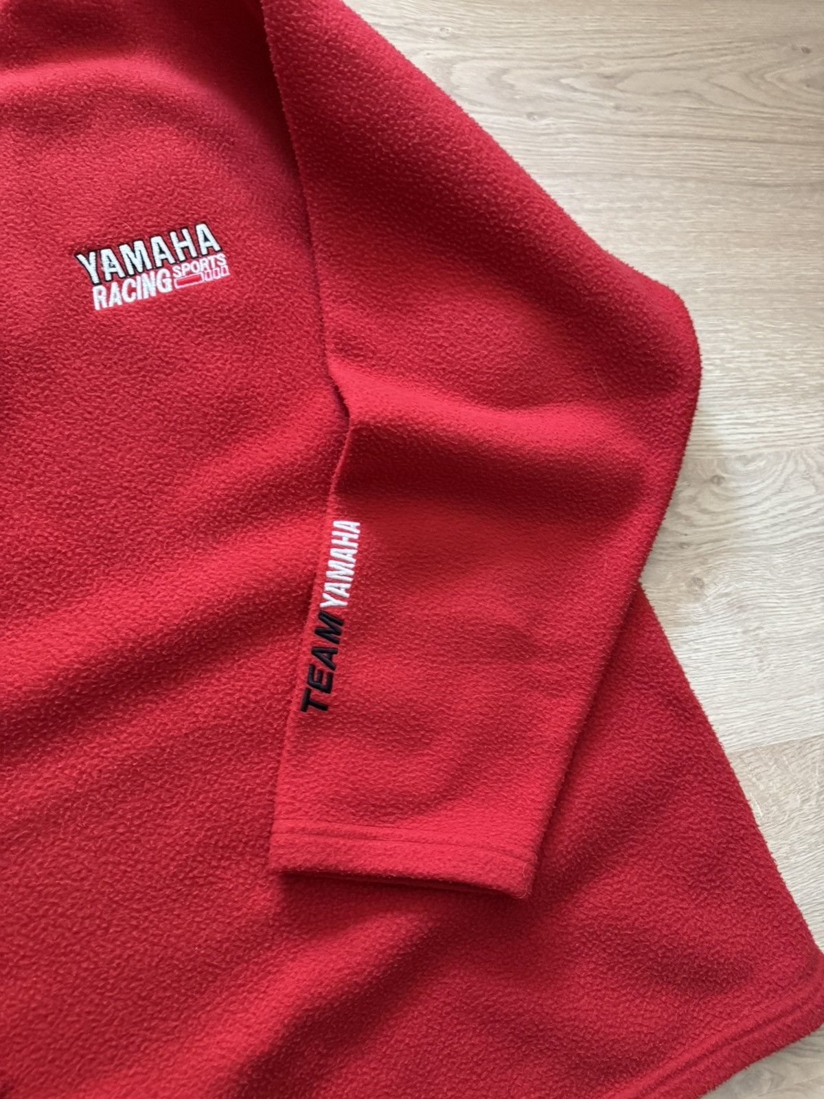 Yamaha Vintage 00’s Yamaha y2k Racing Fleece Long Sleeve Pullover Size US XL / EU 56 / 4 - 3 Thumbnail