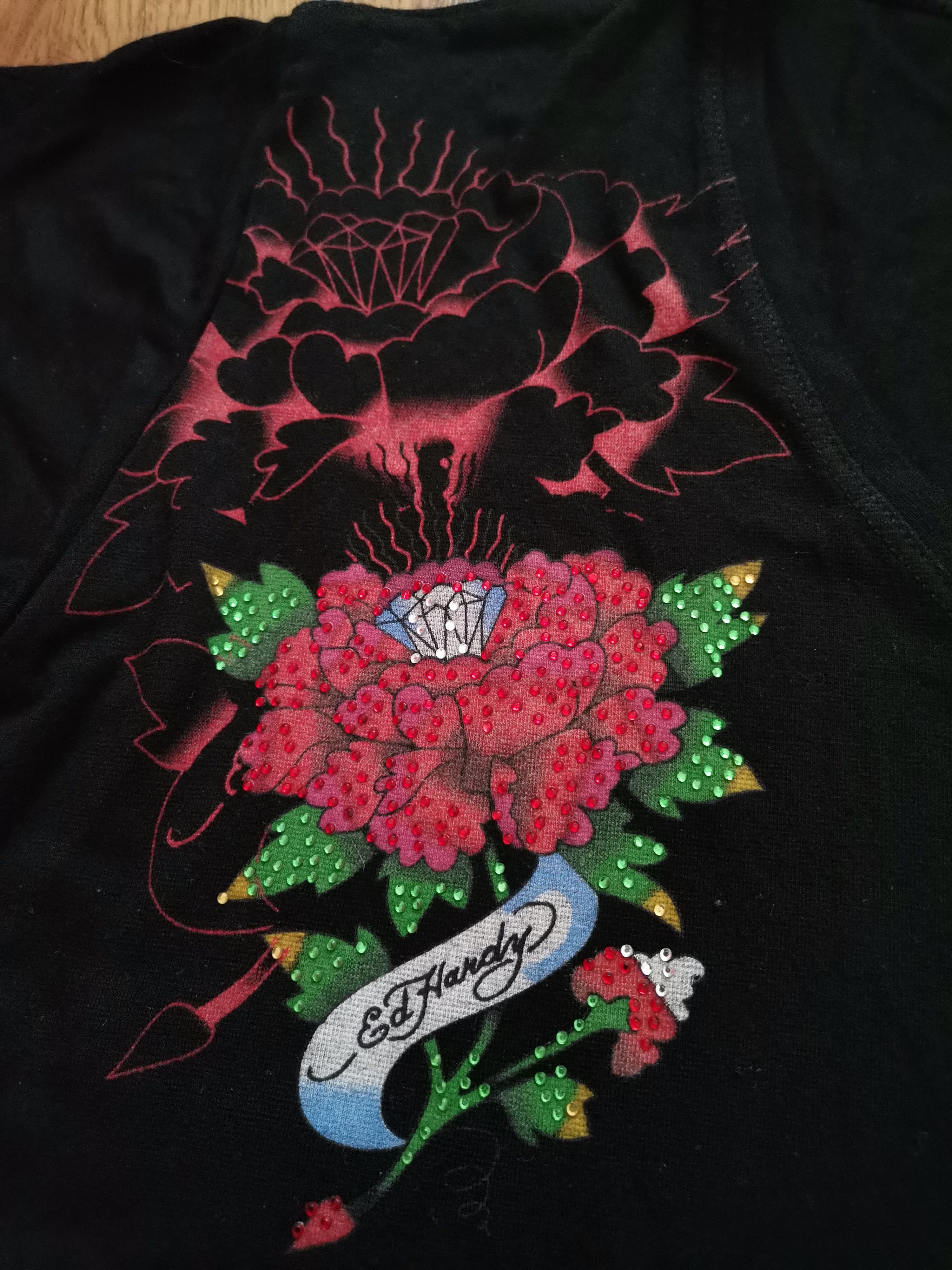 Ed Hardy Ed Hardy Women's Tattoo Tee Size XXL / US 16-18 / IT 52-54 - 2 Thumbnail