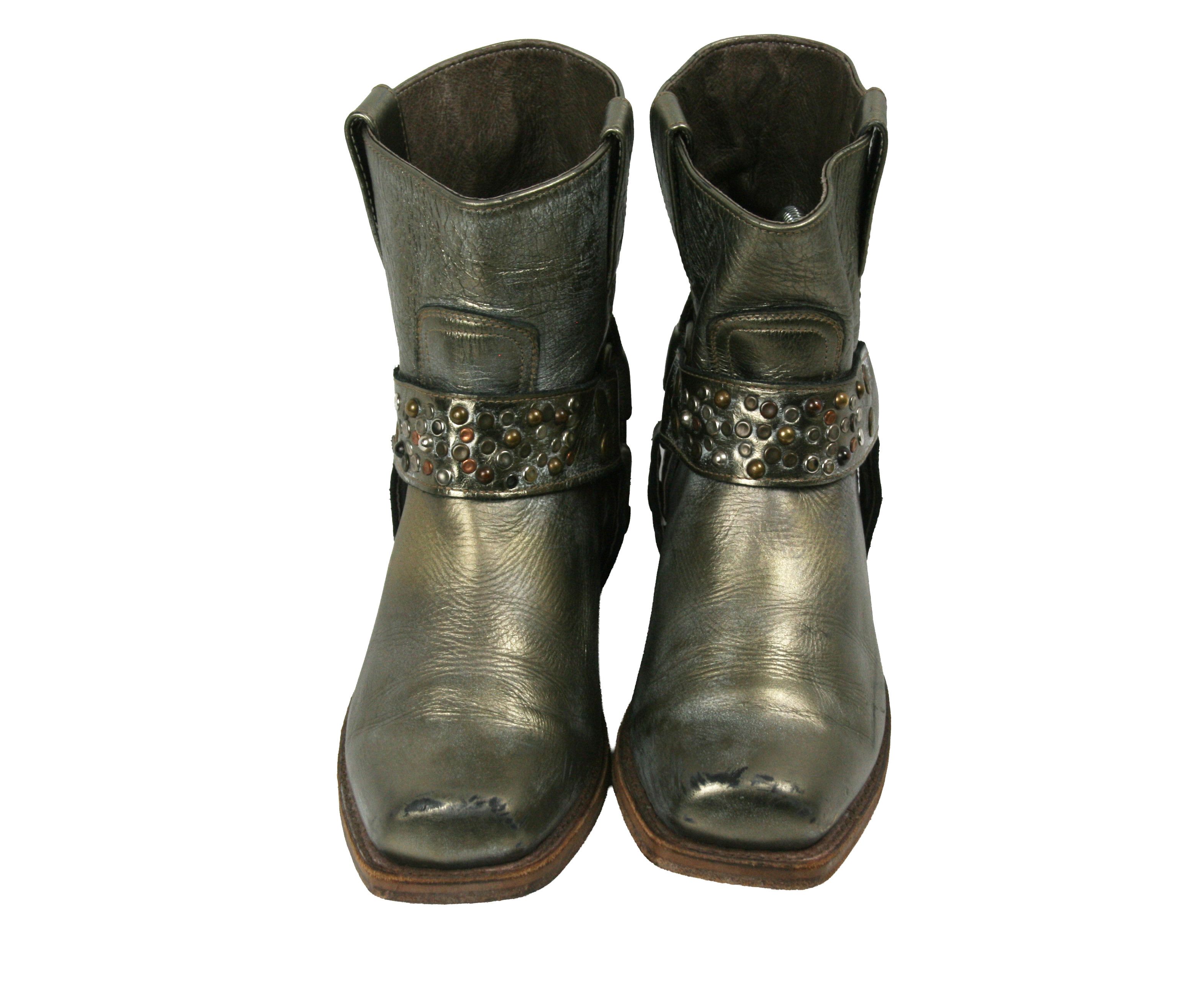 Sendra 00S Cowboy Studded Hog Toe Boots Vintage Size US 7 / IT 37 - 7 Thumbnail