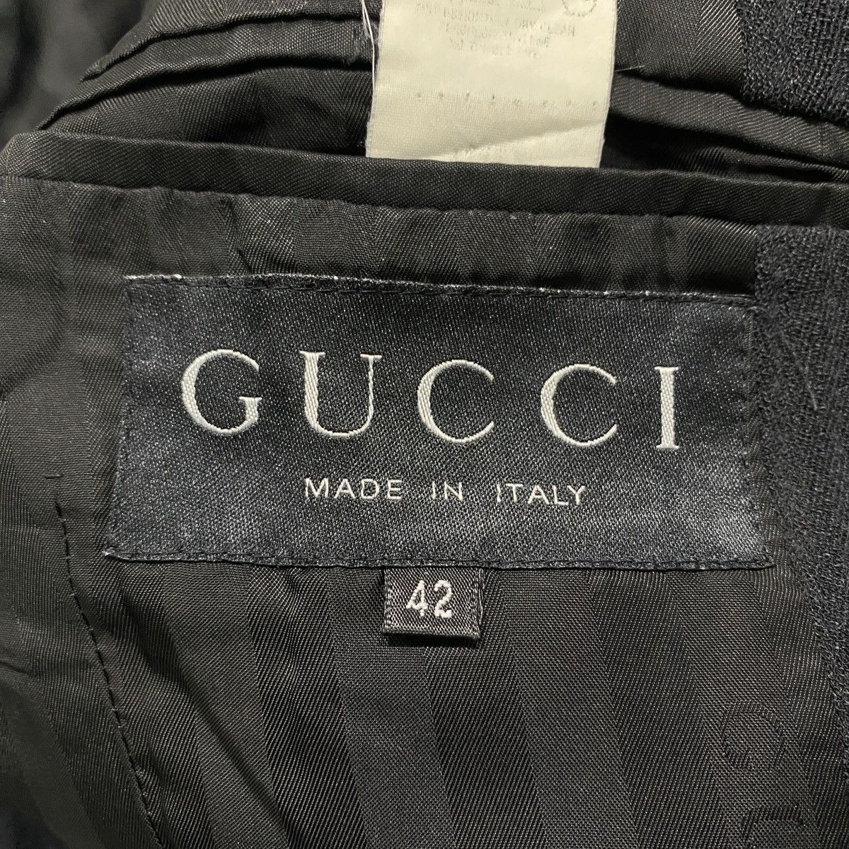 Gucci 1995 Gucci - Tom Ford Single Breasted Striped Blzer Size M / US 6-8 / IT 42-44 - 10 Thumbnail