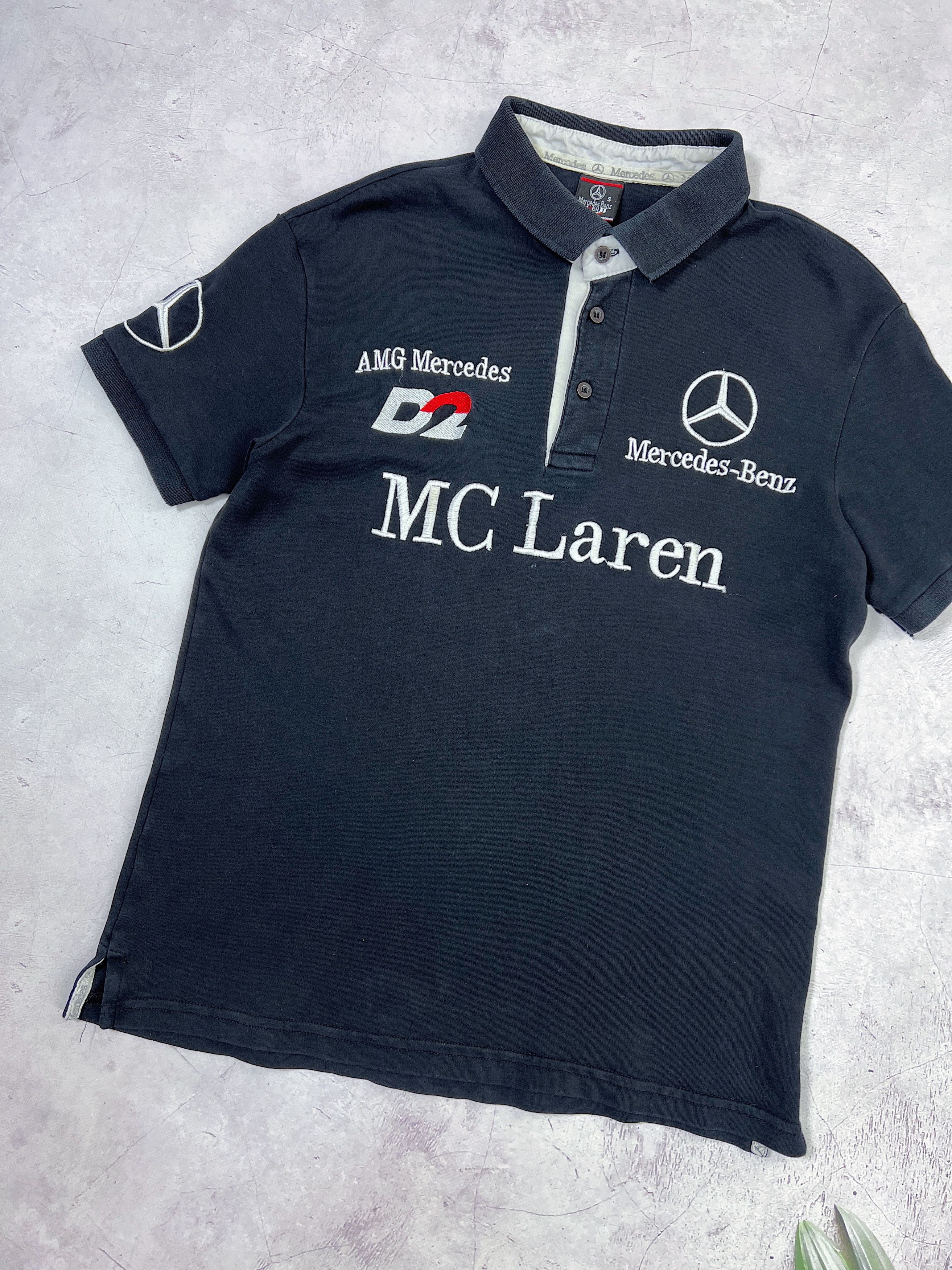 Mercedes-Benz × Vintage Vintage Mercedes Benz T-Shirt Embroided Big Logo Size US S / EU 44-46 / 1 - 2 Thumbnail