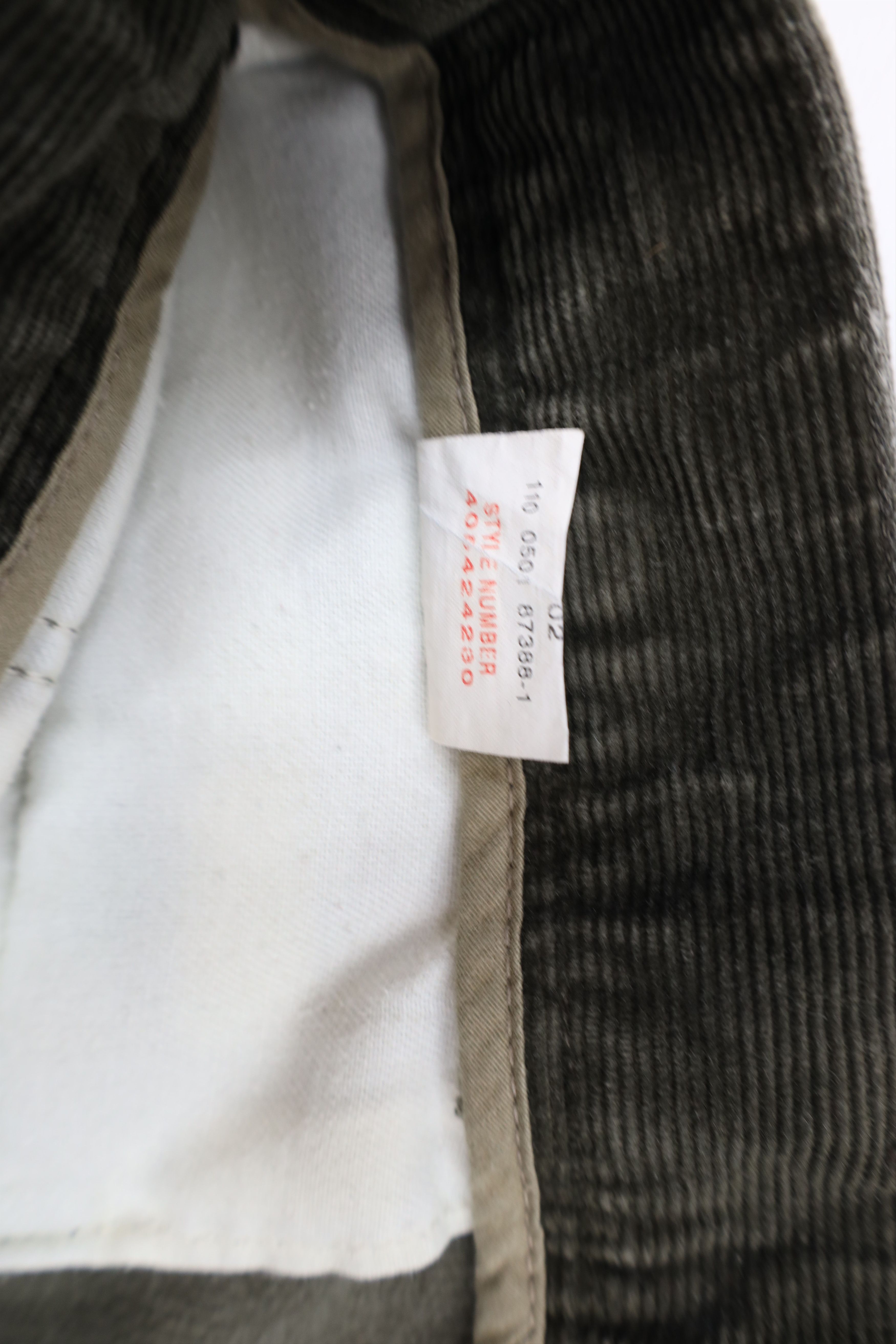 Vintage Vintage 90s Streetwear Wide Leg Corduroy Chino Pants Green Size US 40 / EU 56 - 8 Thumbnail