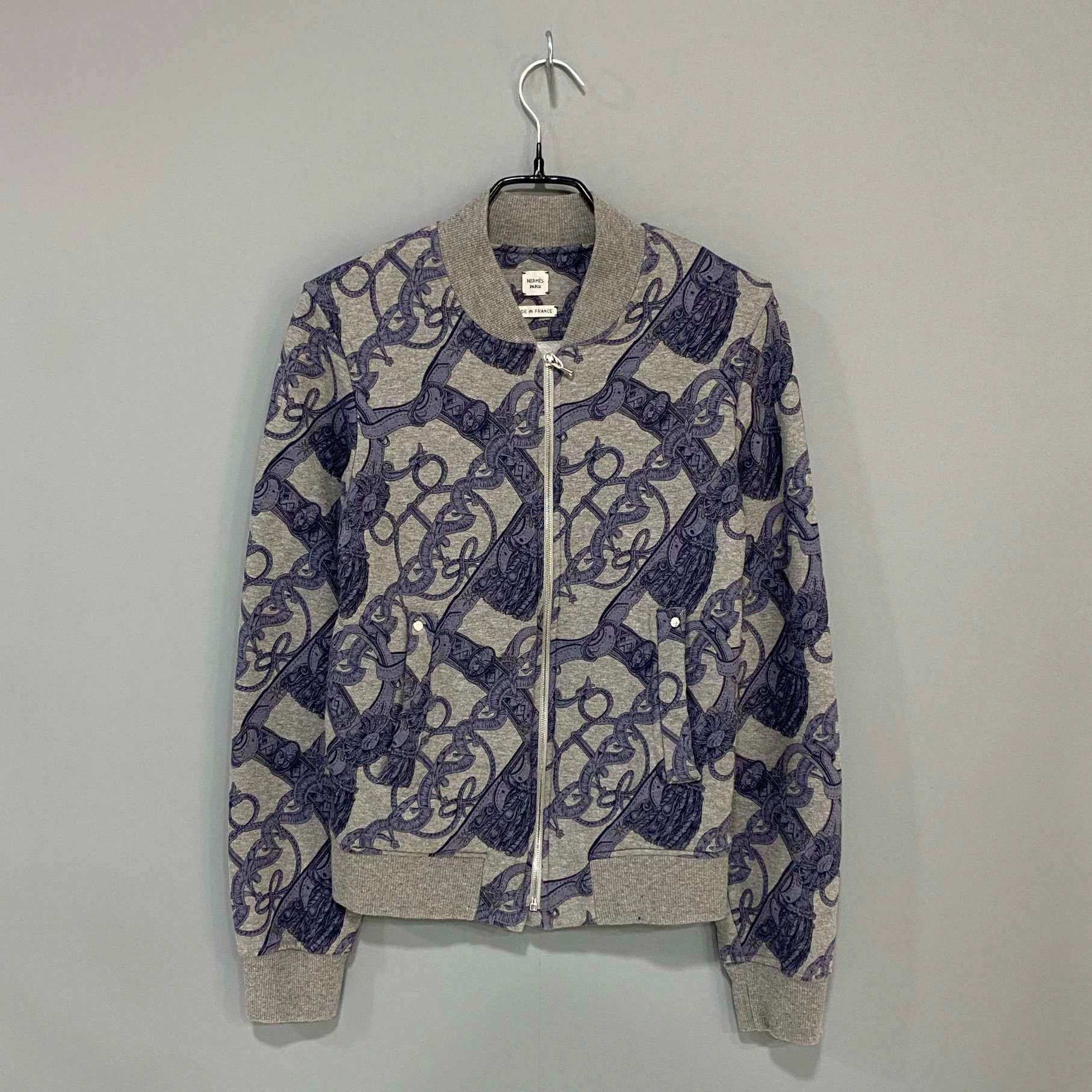 Hermes HERMES Wool Printed Zip Jacket - dmc Size US XS / EU 42 / 0 - 1 Thumbnail