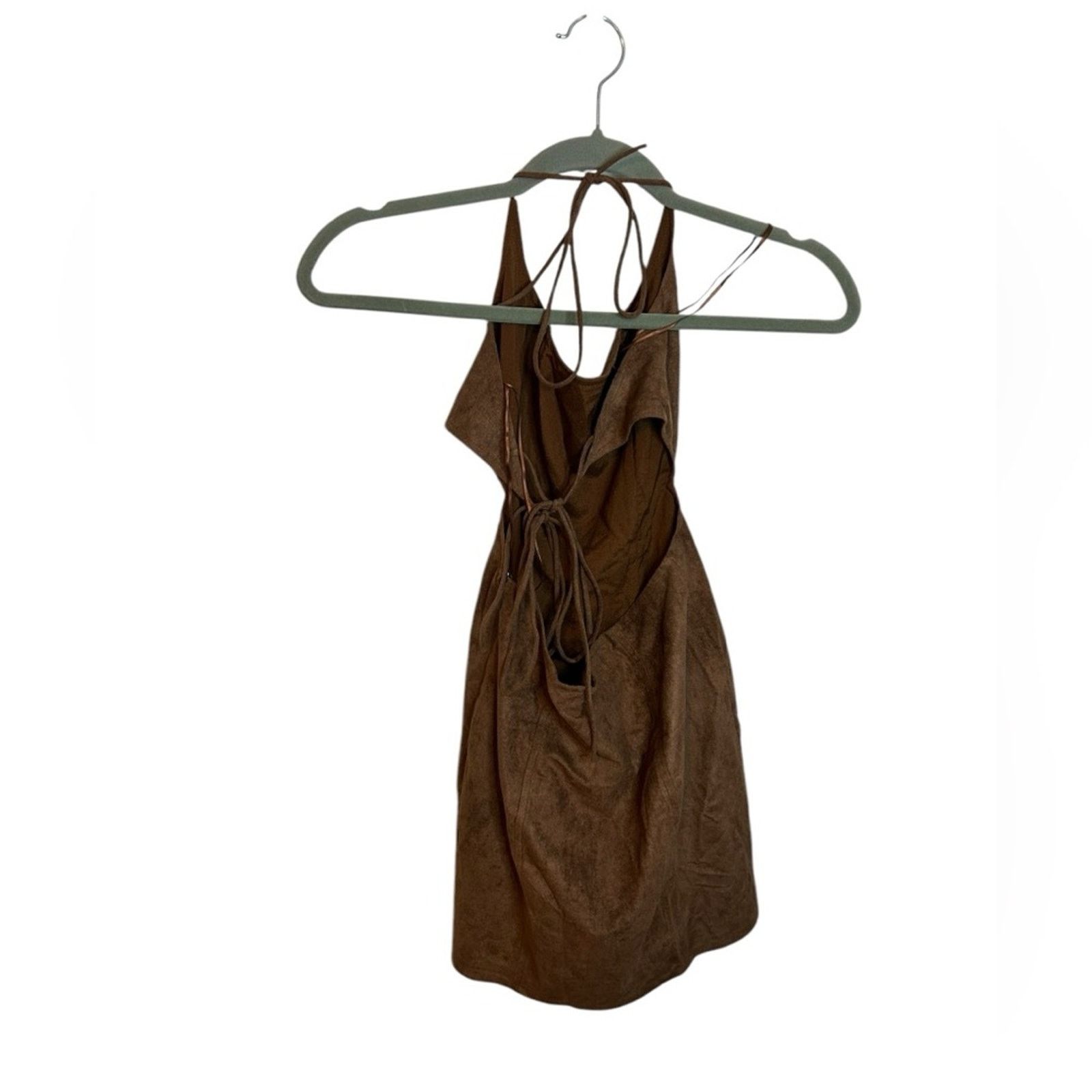 Lioness Nwt Lioness Diez Faux Suede Mini Dress Size XS / US 0-2 / IT 36-38 - 2 Thumbnail