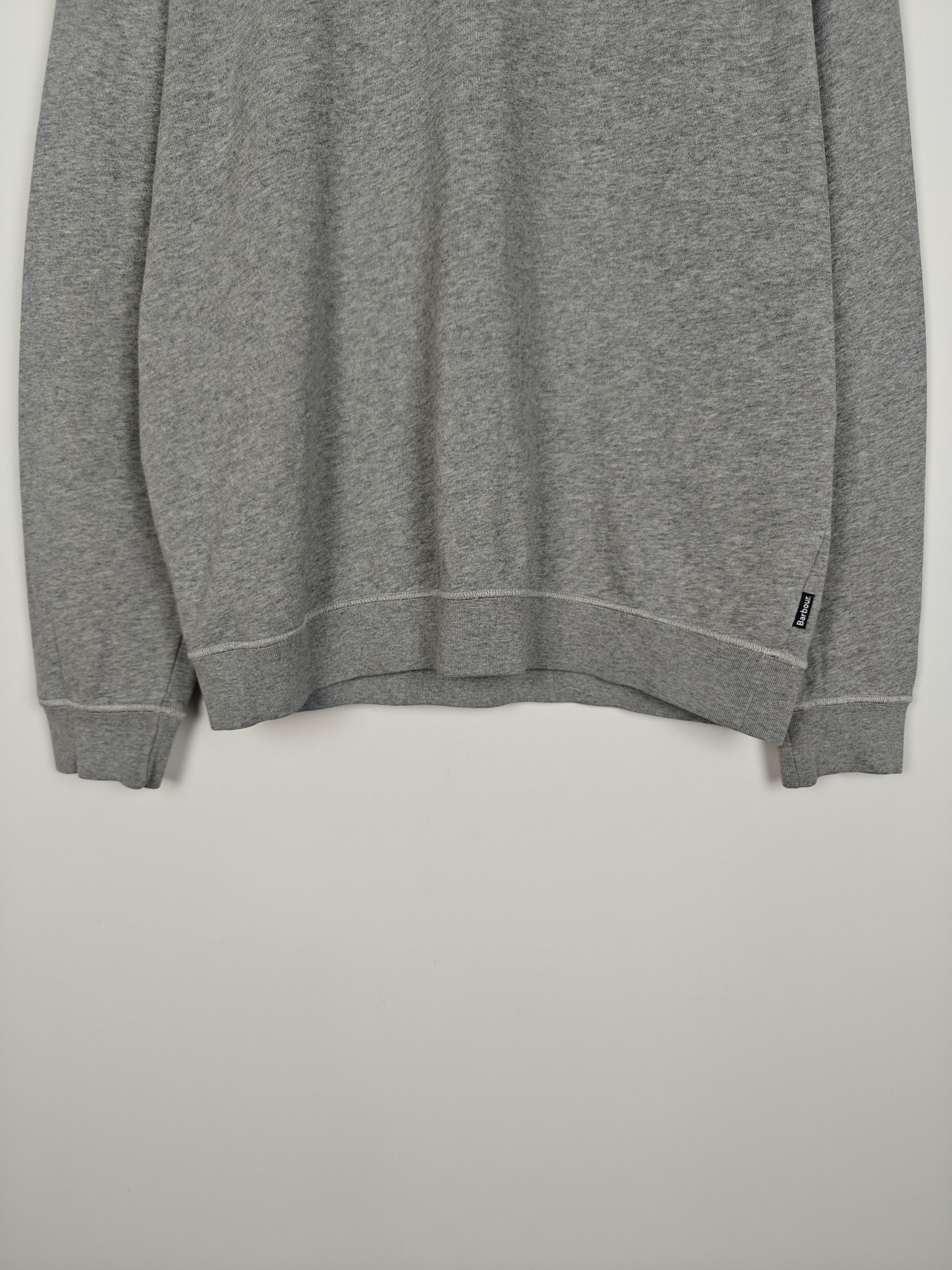 Barbour Barbour Sweatshirt Crewneck Bird Logo Organic Gray size L Size L / US 10 / IT 46 - 3 Thumbnail