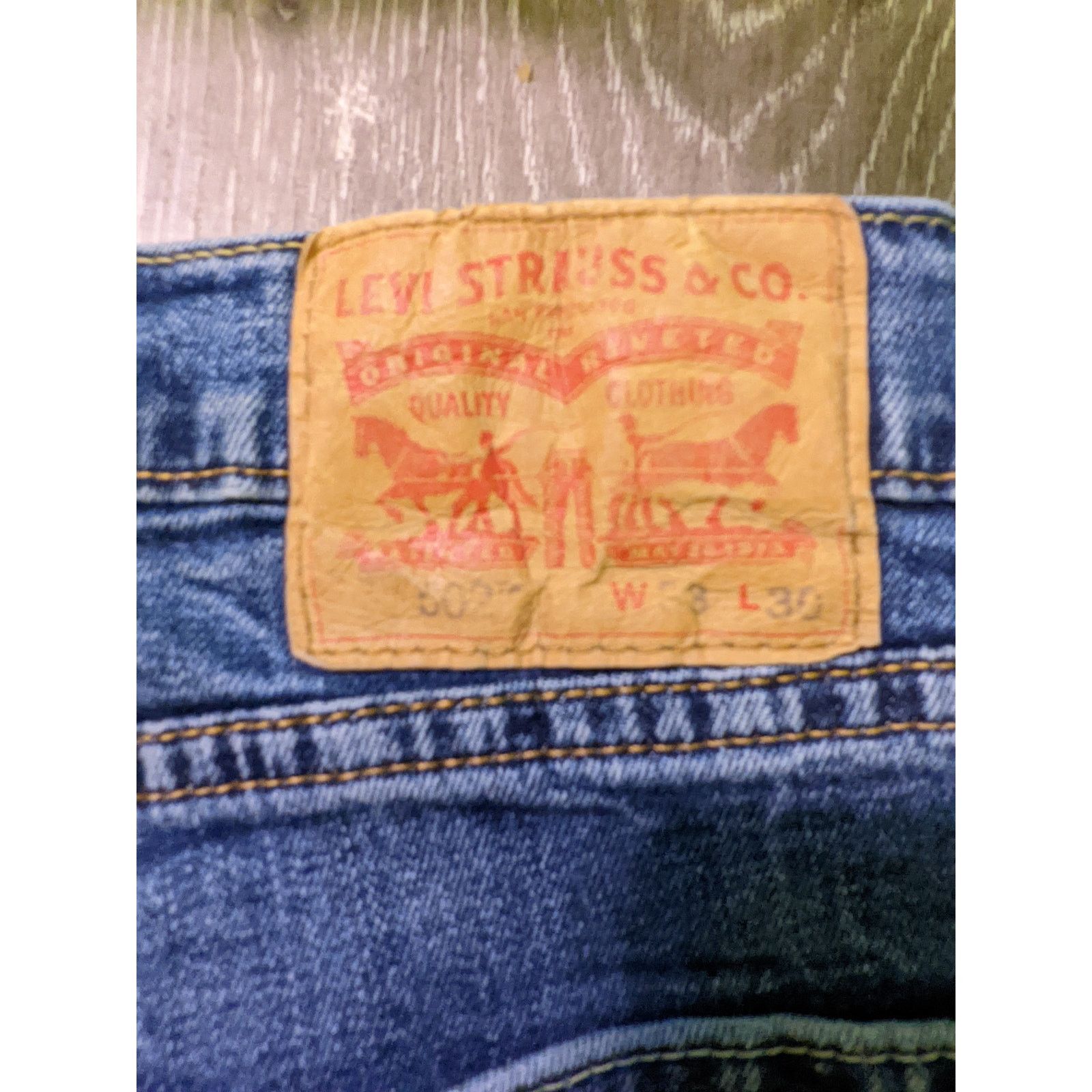 Levi's Levi's Stretch Blue Jean Denim Size US 33 - 4 Thumbnail