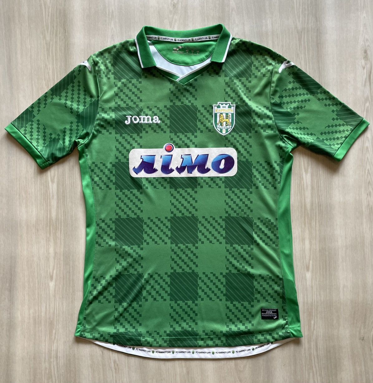 Joma 2014 KARPATY LVIV UKRAINE FOOTBALL SOCCER JERSEY JOMA Sz L Size US L / EU 52-54 / 3 - 1 Thumbnail