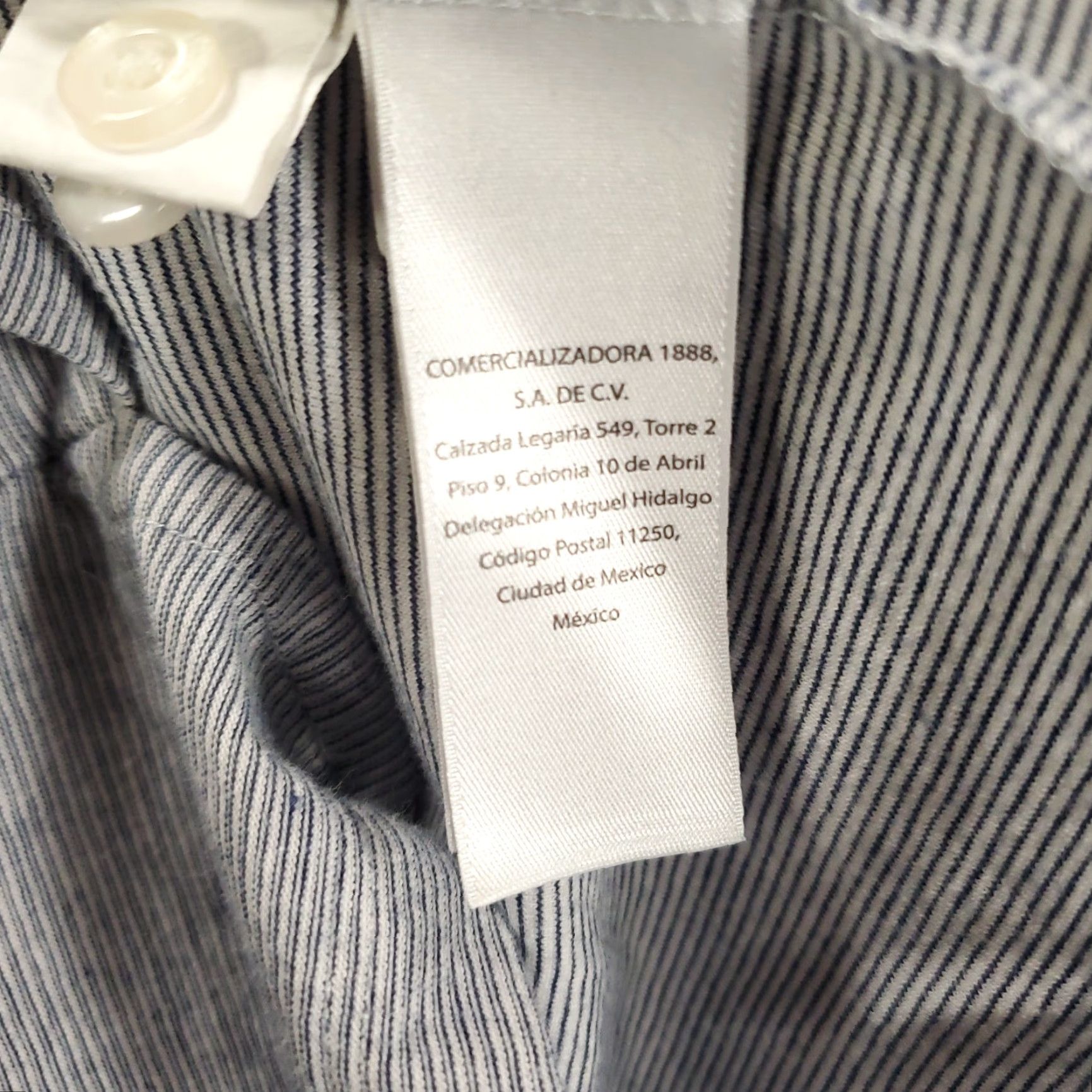 Vineyard Vines Vineyard Vines Polo Shirt Mens L Blue White Striped Knit Cotton Blend Polyester Spandex Casual Golf Stretch Classic Preppy Size US L / EU 52-54 / 3 - 6 Thumbnail