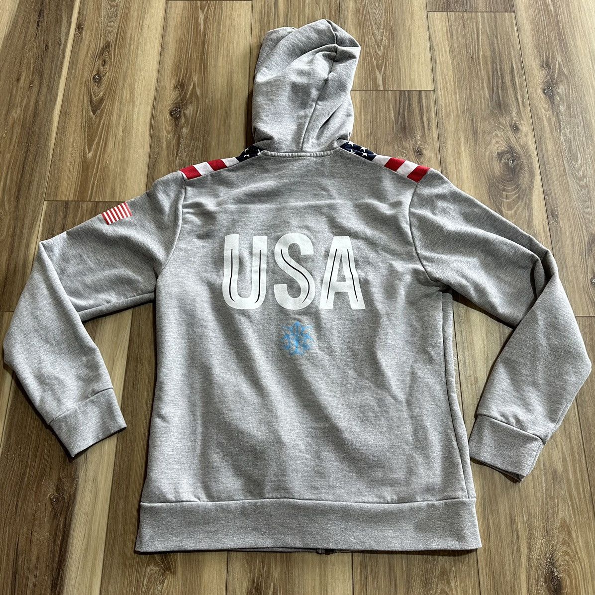 Other Arena USA Swimming Unisex Team OG Hooded F/Z Jacket, M Size US M / EU 48-50 / 2 - 2 Thumbnail
