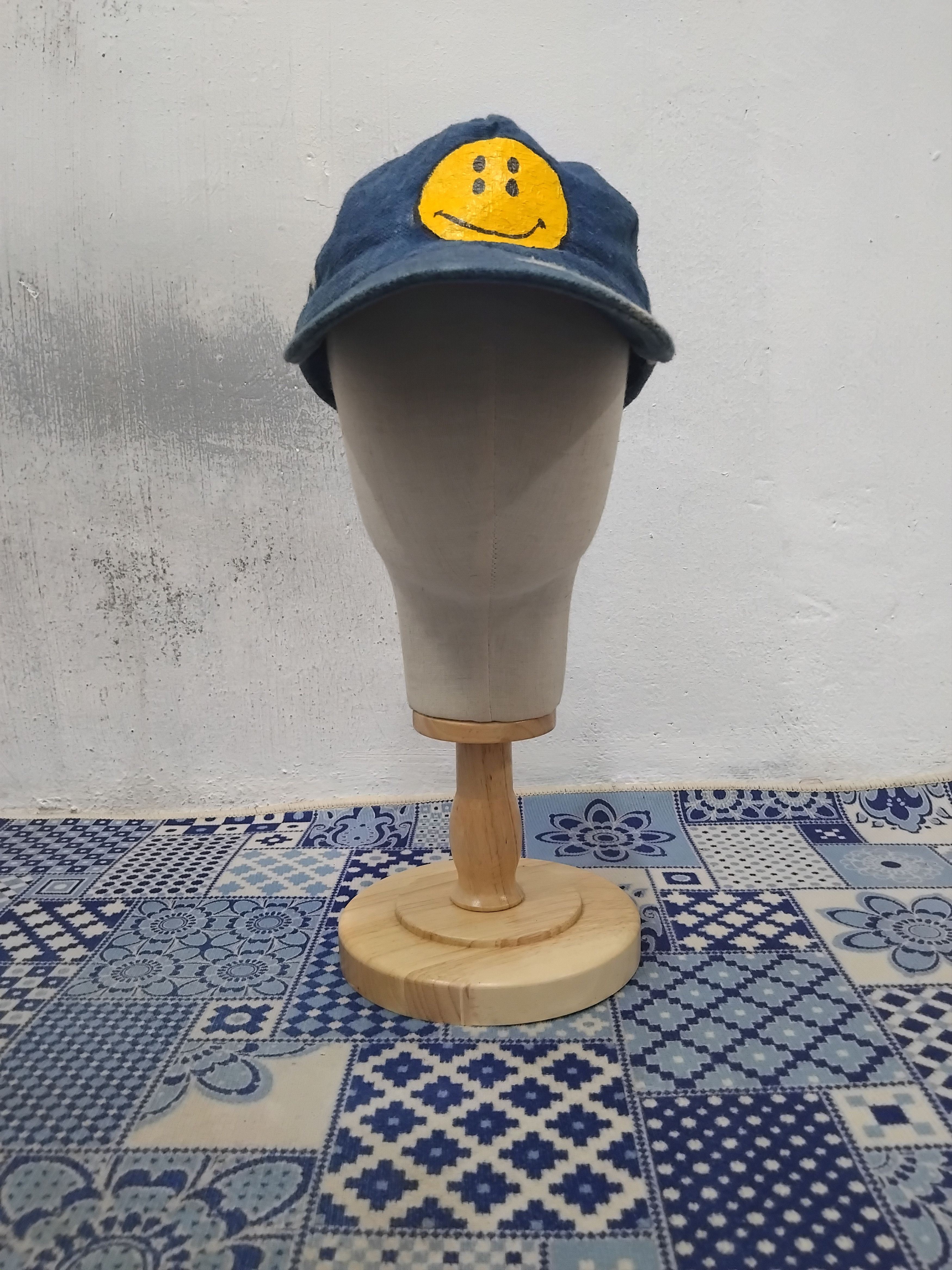 Japanese Brand Inspired Japanese style blue custom cap Size ONE SIZE - 3 Thumbnail