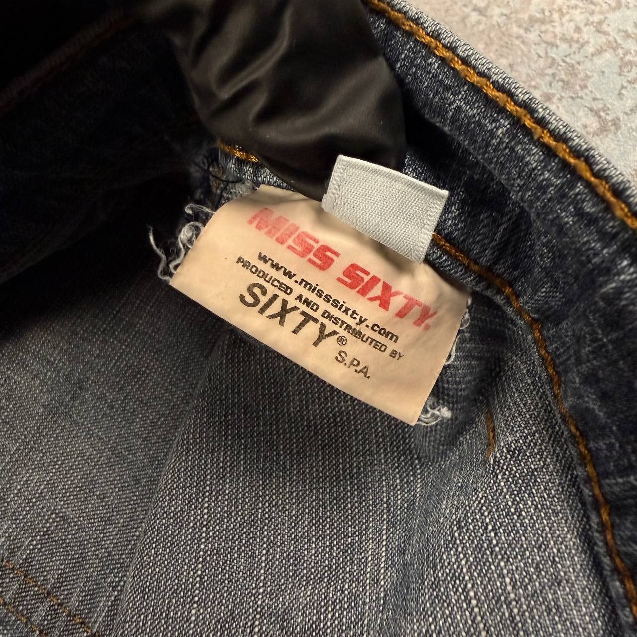 Miss Sixty Miss Sixty Vintage Blue Denim Skirt Y2K Size 29" - 6 Thumbnail